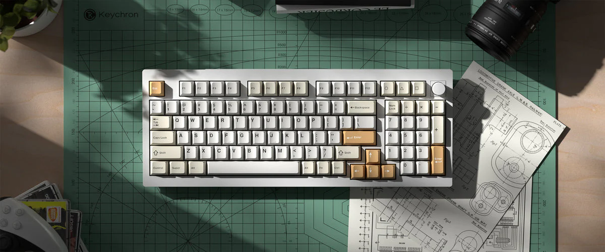 Cherry Profile Double-Shot PBT Full Set Keycaps - Camel - Image 7