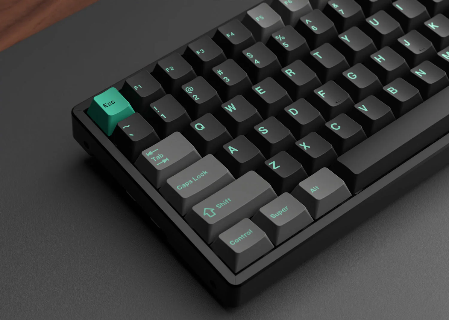 Cherry Profile Double - Shot PBT Full Set Keycaps - Hacker Mint - Image 8
