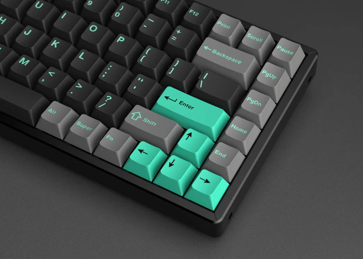 Cherry Profile Double - Shot PBT Full Set Keycaps - Hacker Mint - Image 9