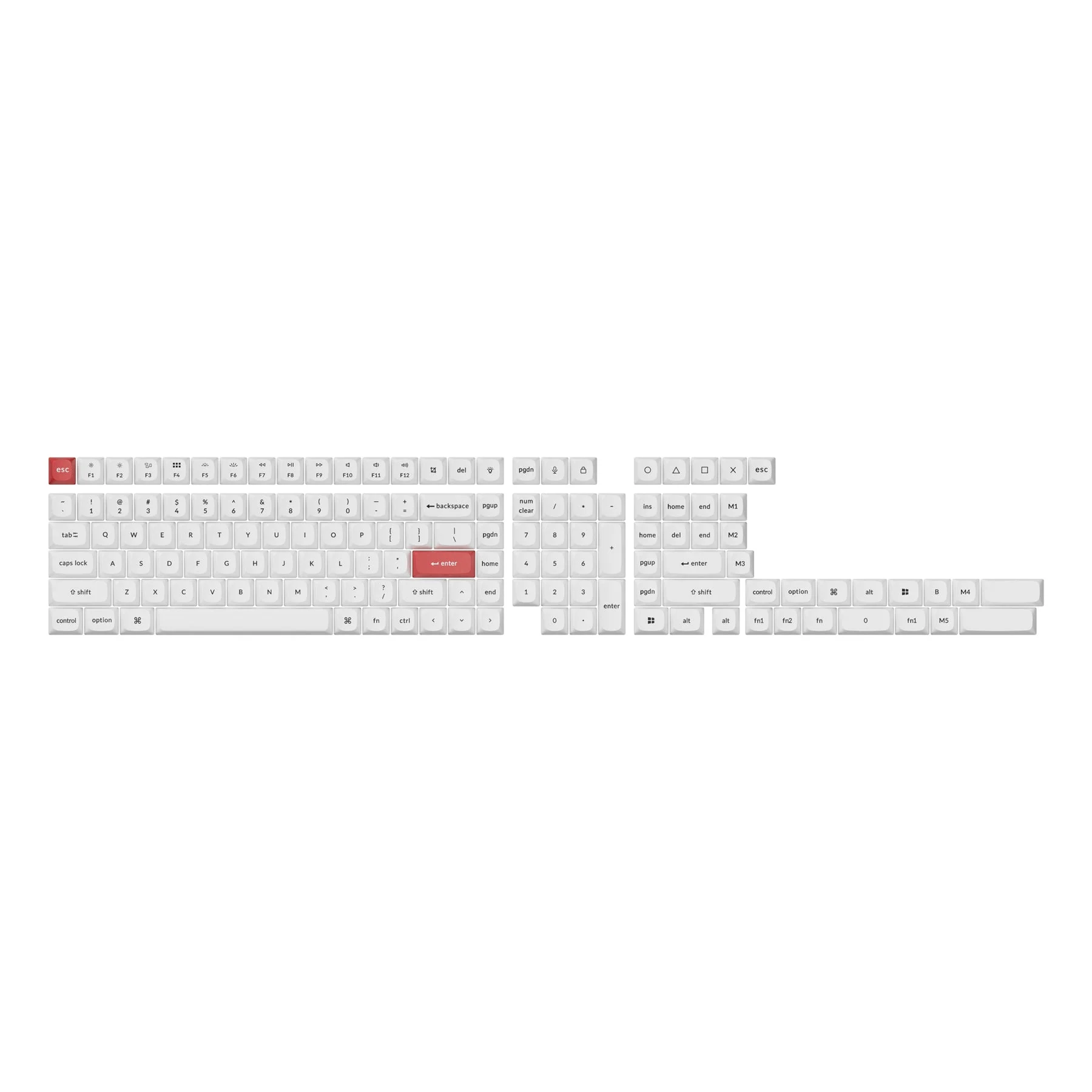 Double Shot PBT OSA Full Set Keycap Set - Image 3