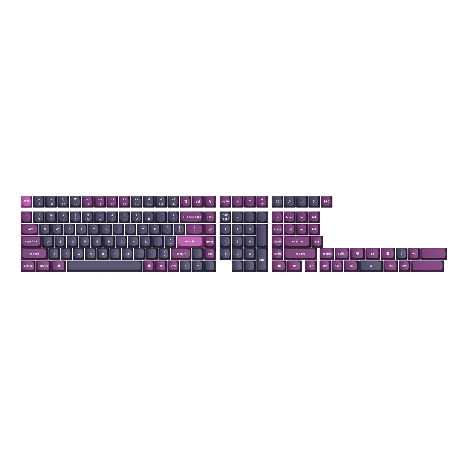 Double Shot PBT OSA Full Set Keycap Set - Image 6
