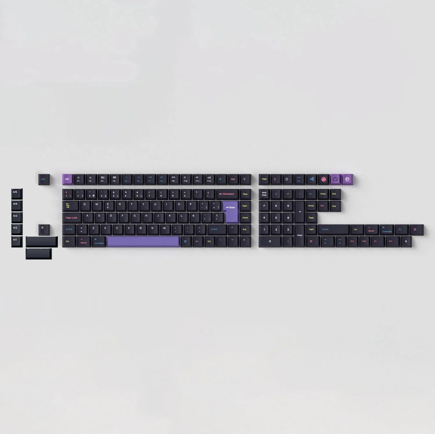ISO Cherry Profile Dye-Sub PBT Full Set Keycap Set - Developer (Version 2) - Image 10