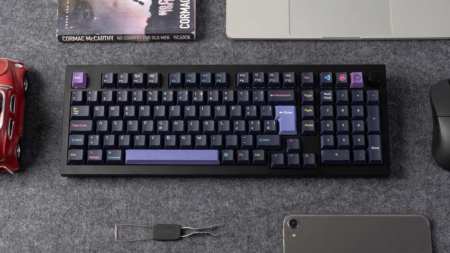 ISO Cherry Profile Dye-Sub PBT Full Set Keycap Set - Developer (Version 2) - Image 8