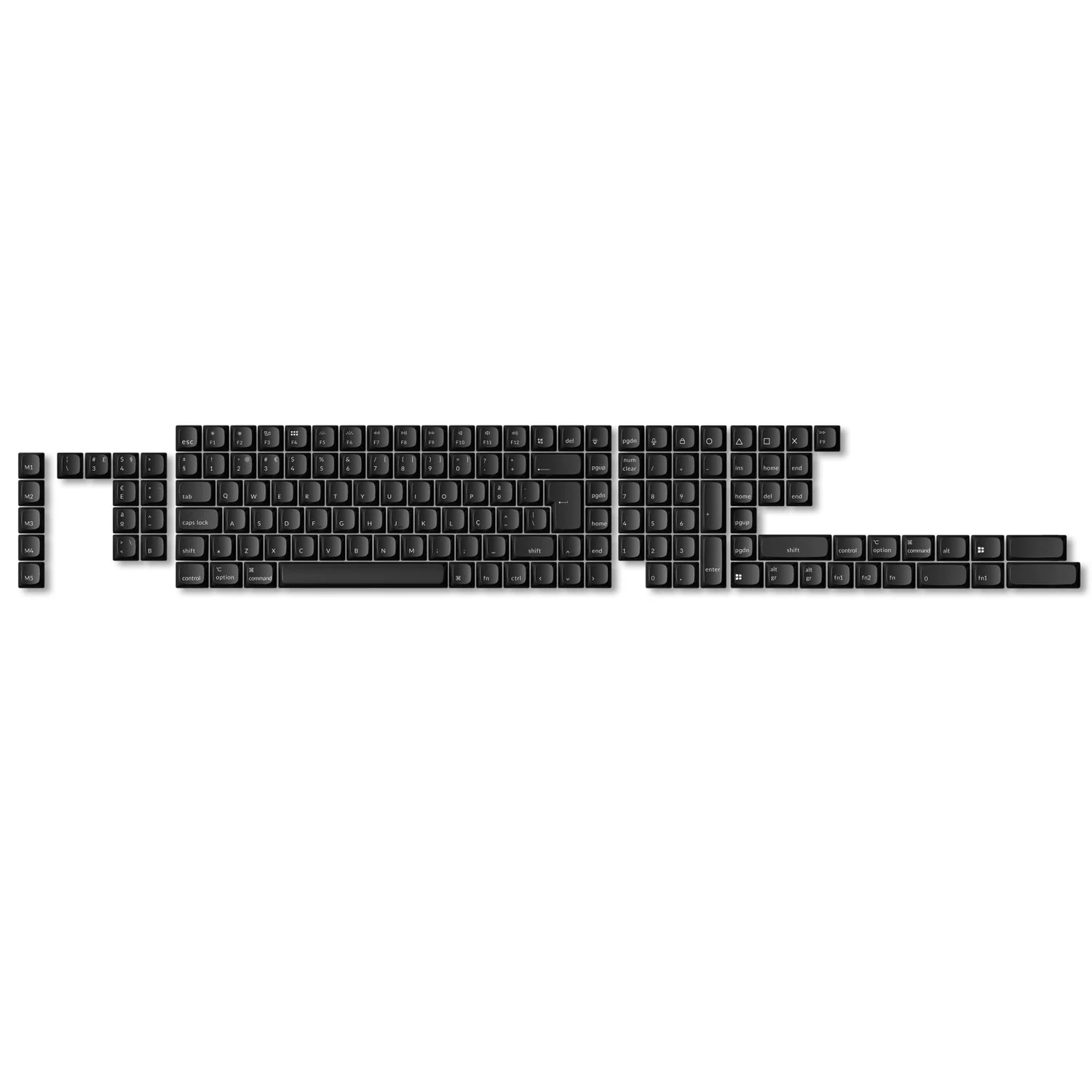 ISO Shine-Through ABS OSA Full Set Keycap Set - Image 11