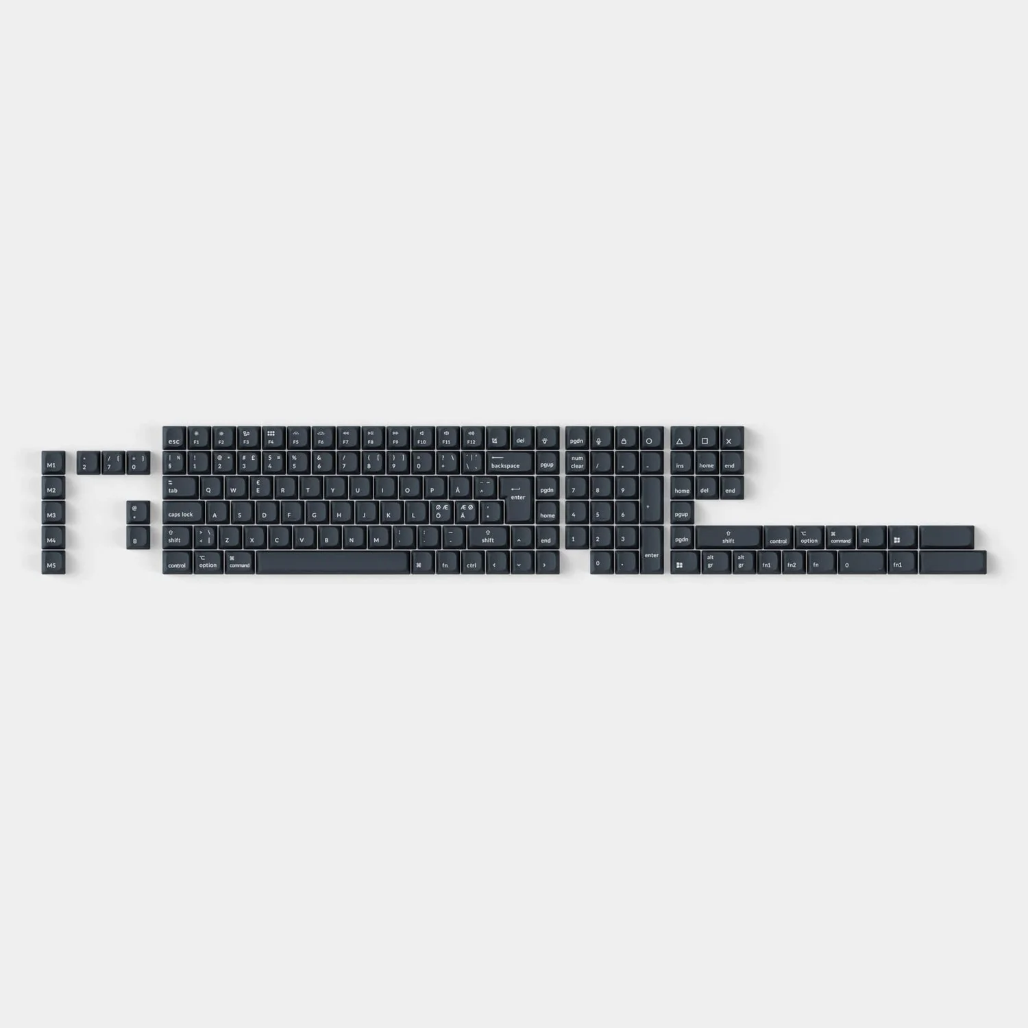 ISO Shine-Through ABS OSA Full Set Keycap Set - Image 4