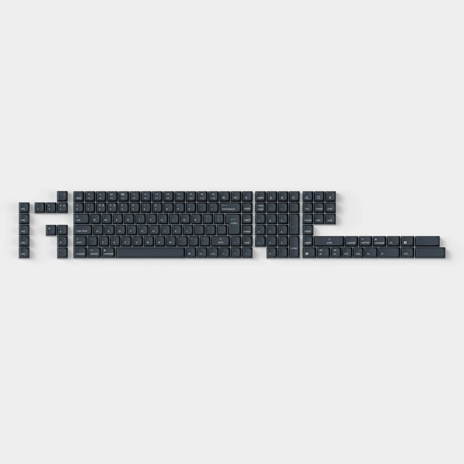 ISO Shine-Through ABS OSA Full Set Keycap Set - Image 5