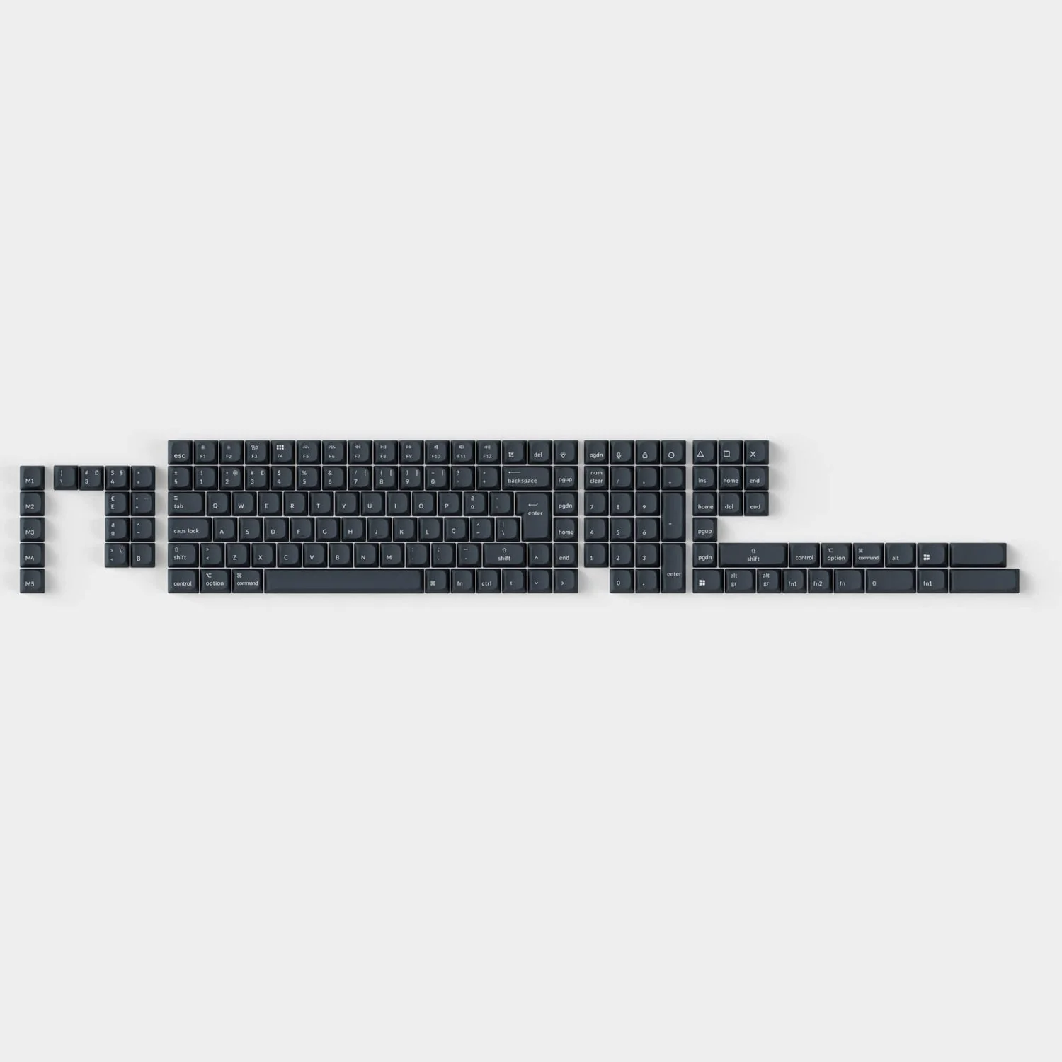 ISO Shine-Through ABS OSA Full Set Keycap Set - Image 6