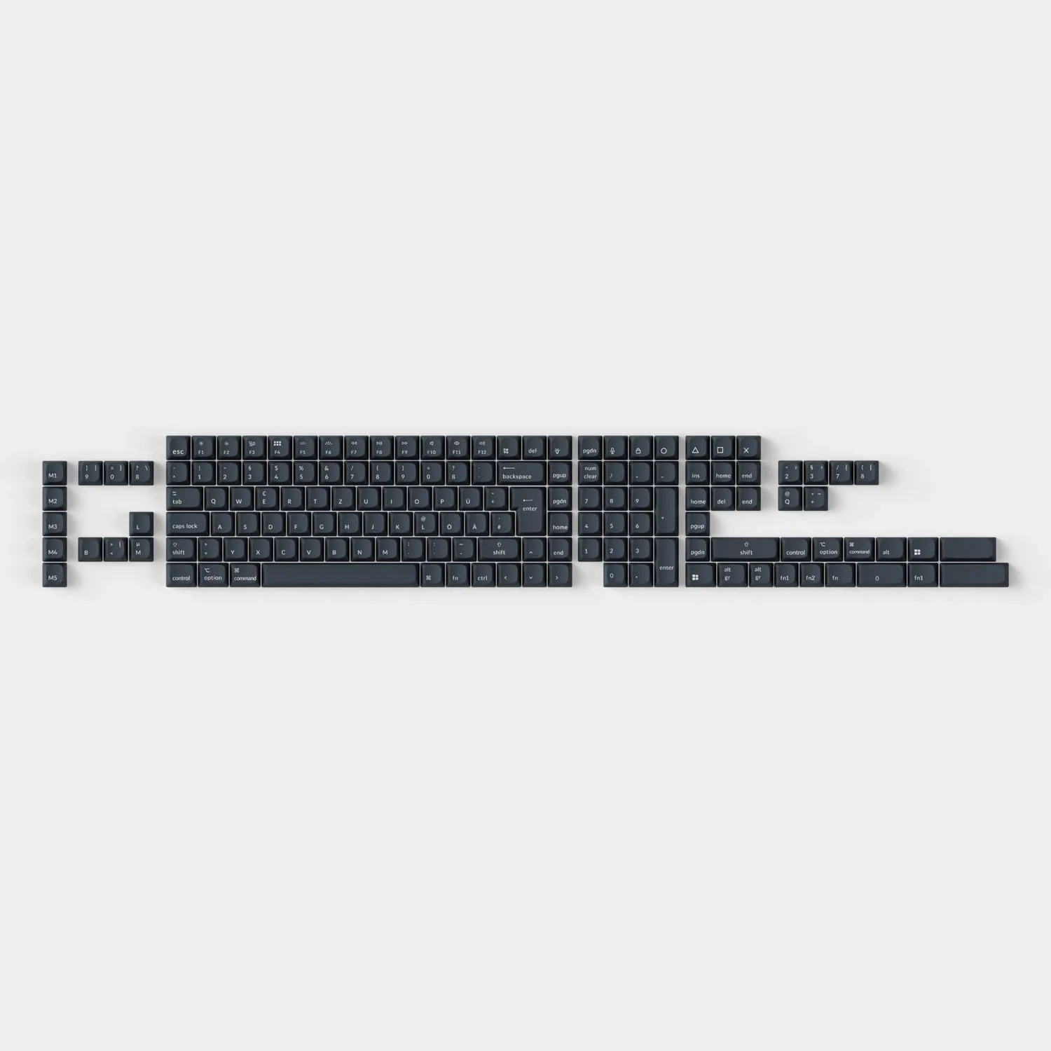 ISO Shine-Through ABS OSA Full Set Keycap Set - Image 7