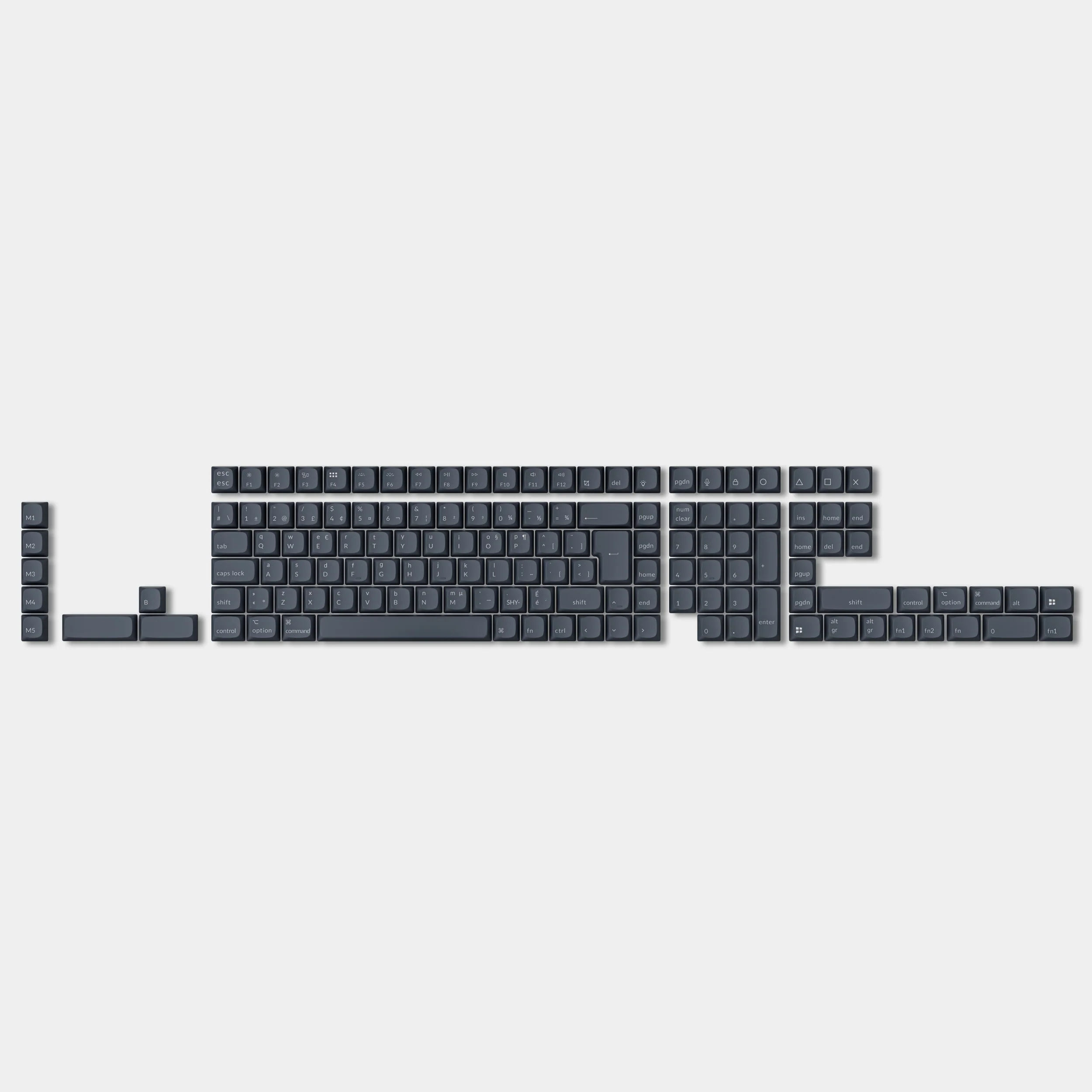 ISO Shine-Through ABS OSA Full Set Keycap Set - Image 8