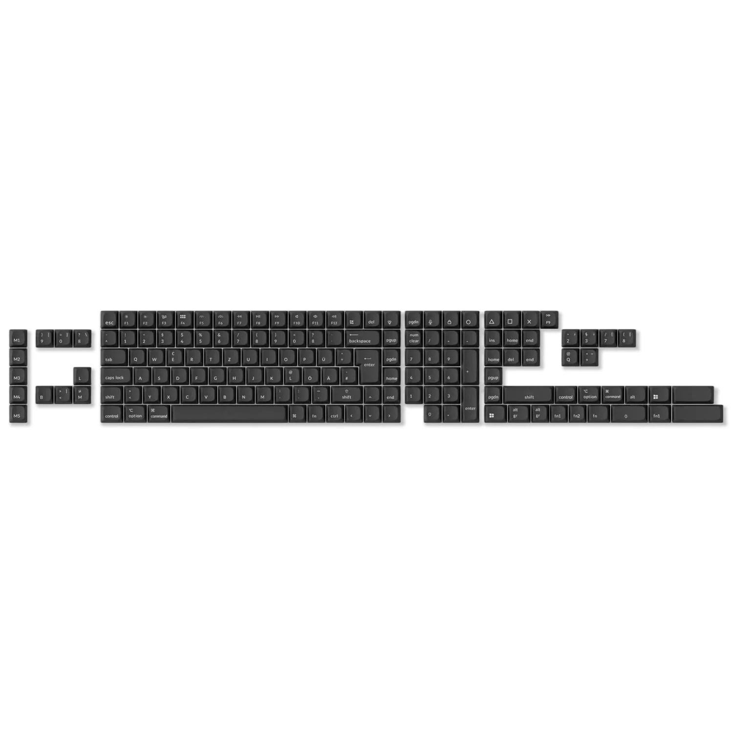 ISO Shine-Through ABS OSA Full Set Keycap Set - Image 9