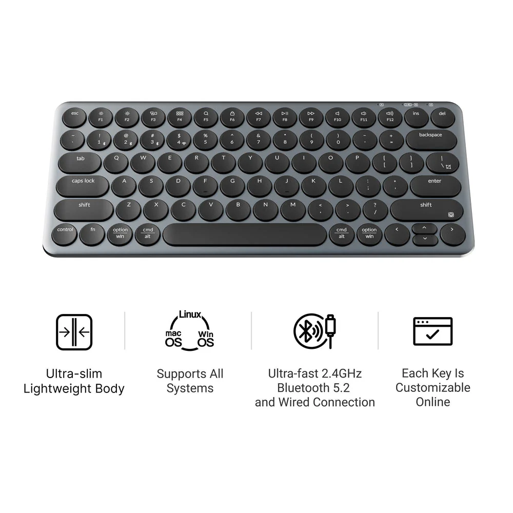 Keychron B3 Pro Ultra-Slim Wireless Keyboard (US ANSI Layout)
