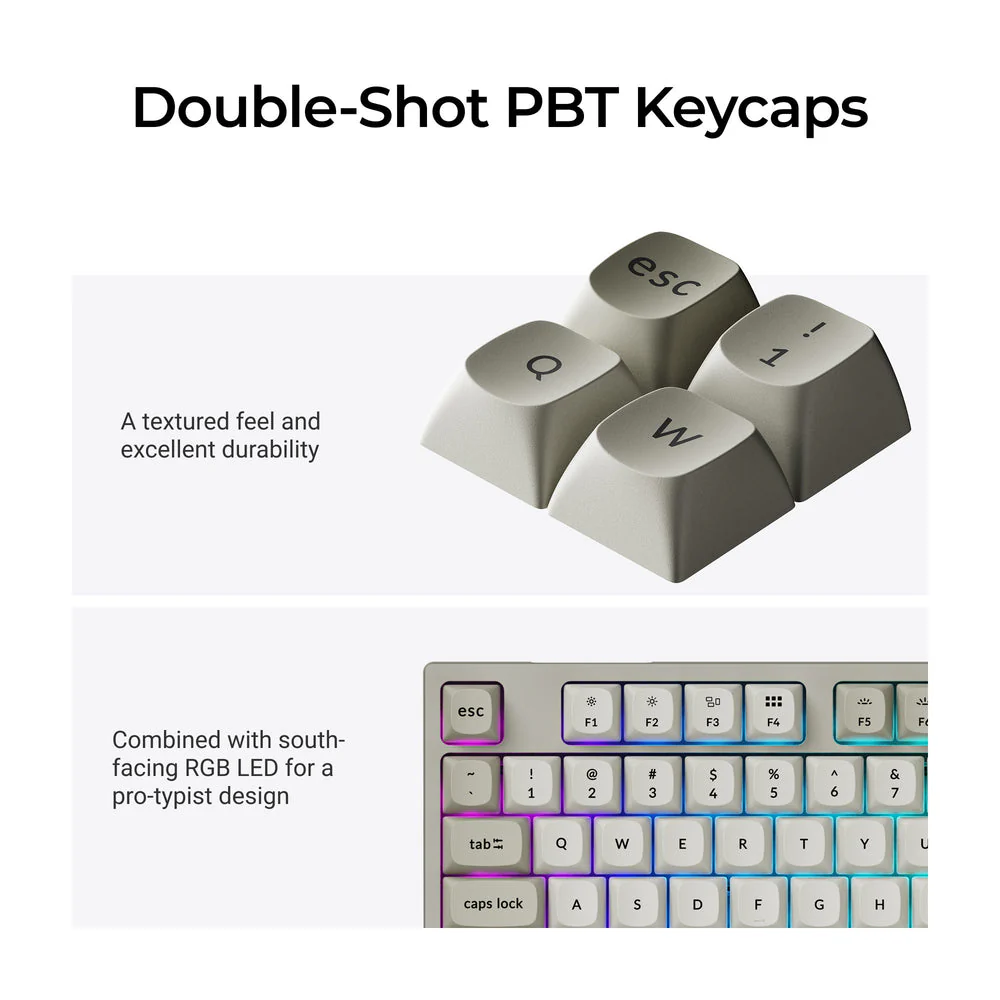 Keychron C1 Pro 8K QMK Wired Custom Mechanical Keyboard (US ANSI Layout) - Image 6