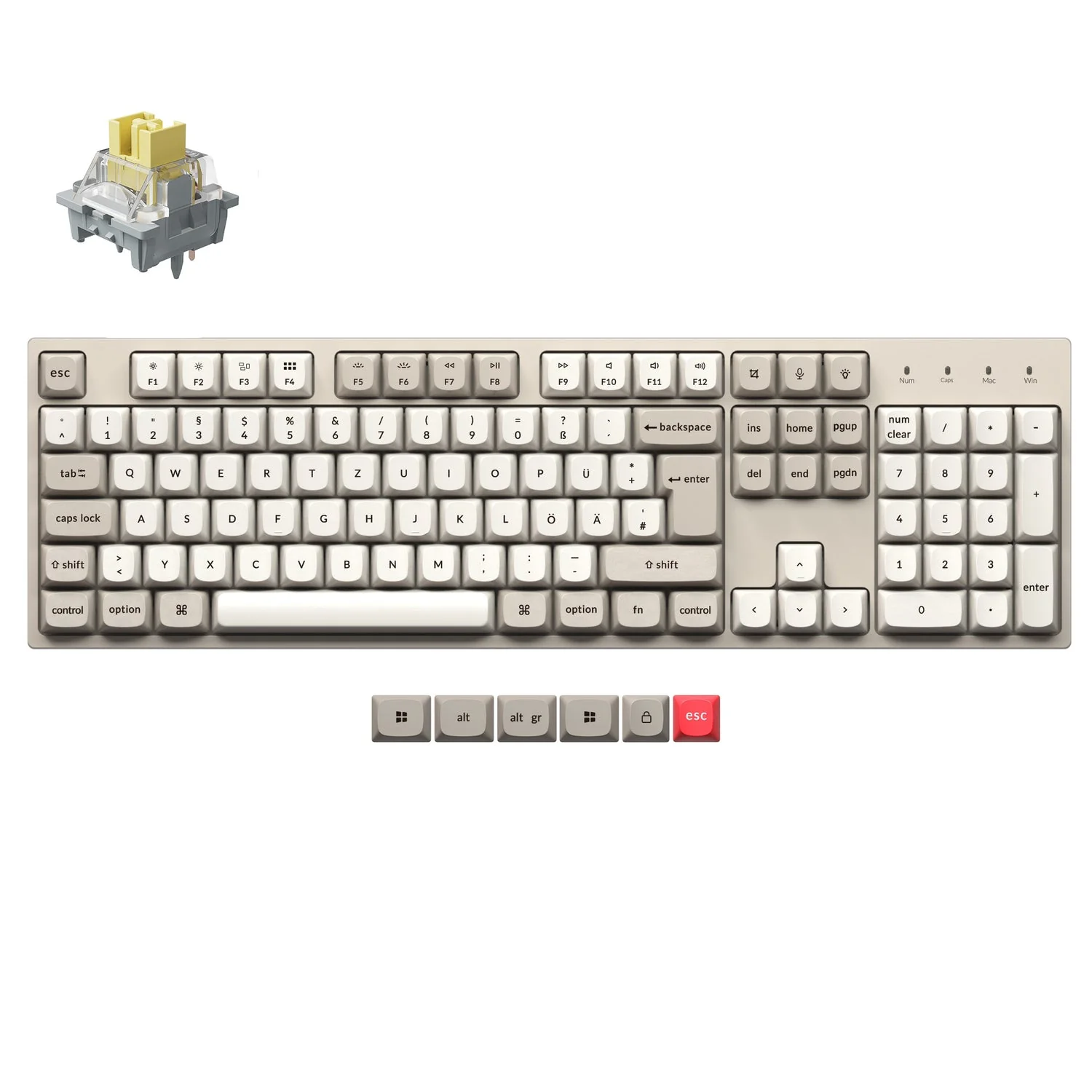 Keychron C2 Pro 8K QMK Wired Custom Mechanical Keyboard ISO Layout Collection - Image 19