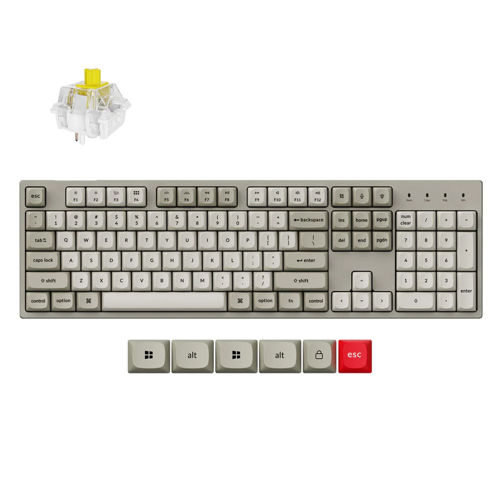 Keychron C2 Pro 8K QMK Wired Custom Mechanical Keyboard (US ANSI Layout) - Image 10