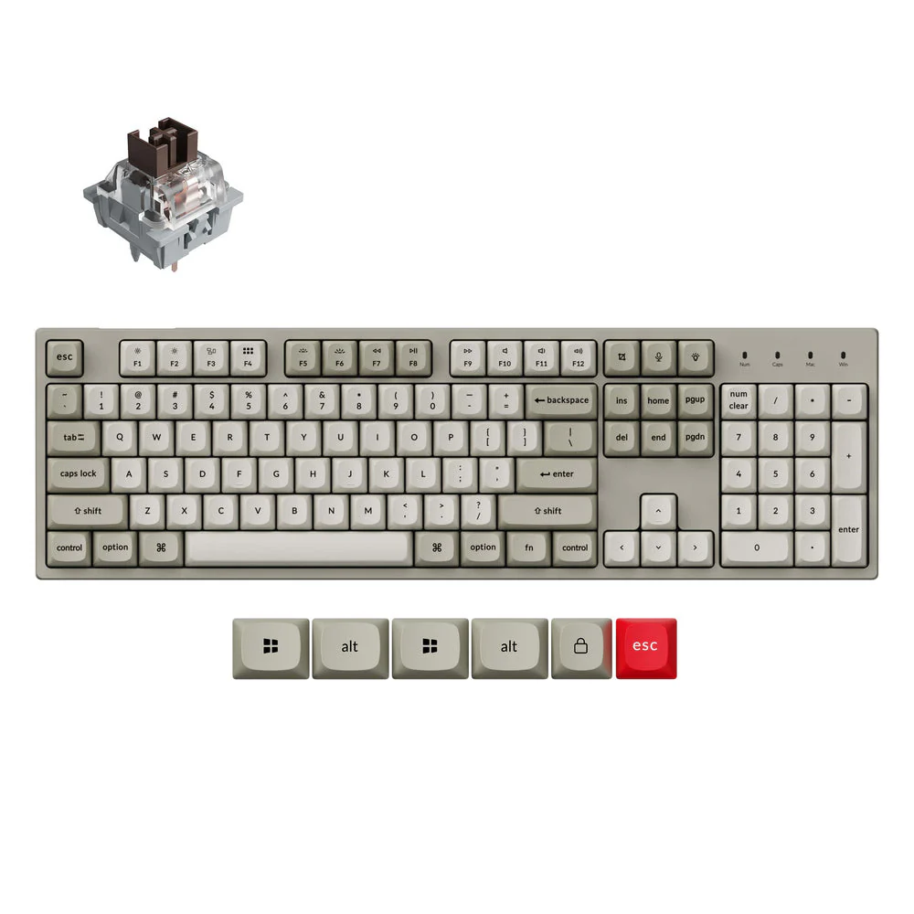 Keychron C2 Pro 8K QMK Wired Custom Mechanical Keyboard (US ANSI Layout) - Image 12