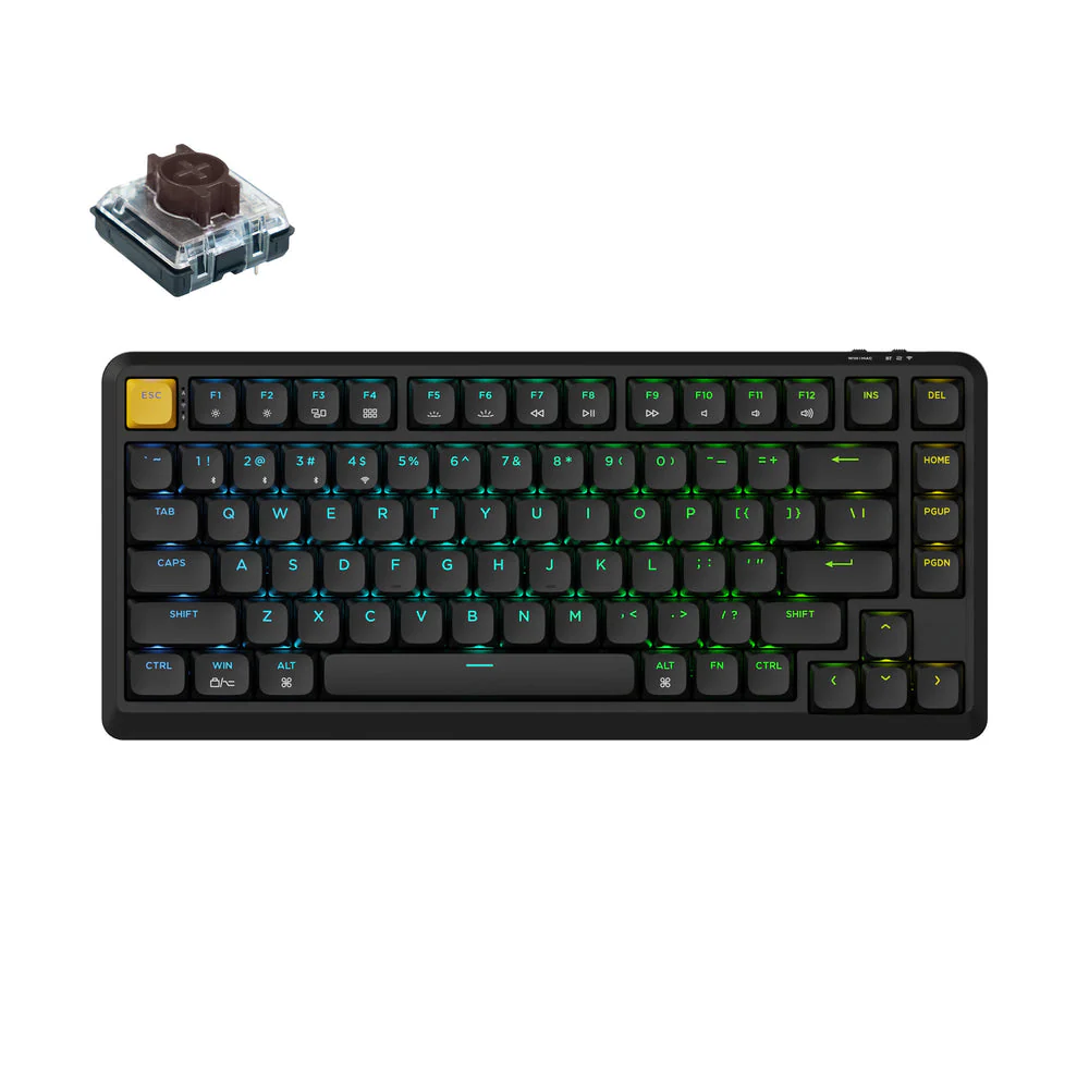Keychron J1 QMK Wireless Mechanical Keyboard (US ANSI Layout) - Image 2