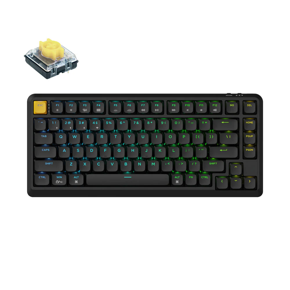 Keychron J1 QMK Wireless Mechanical Keyboard (US ANSI Layout) - Image 3