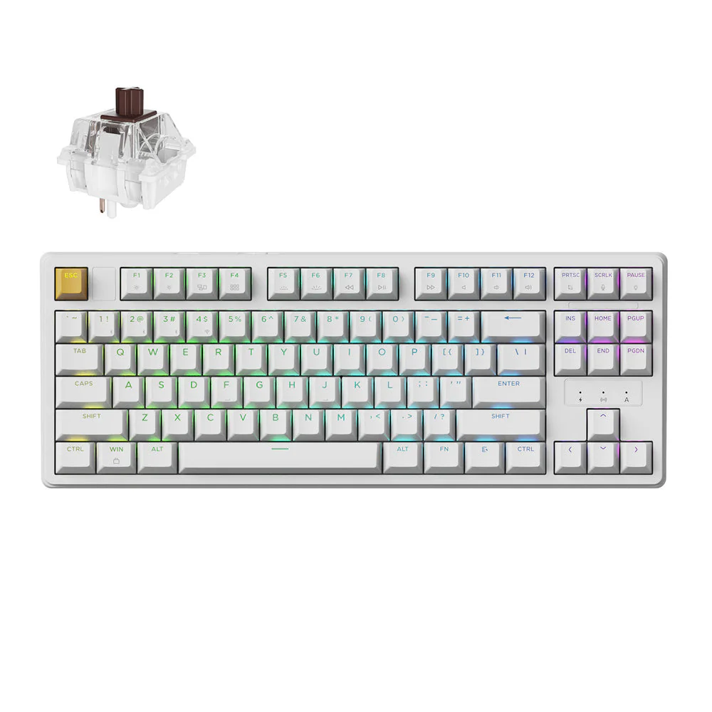 Keychron J4 QMK Wireless Mechanical Keyboard (US ANSI Layout) - Image 5