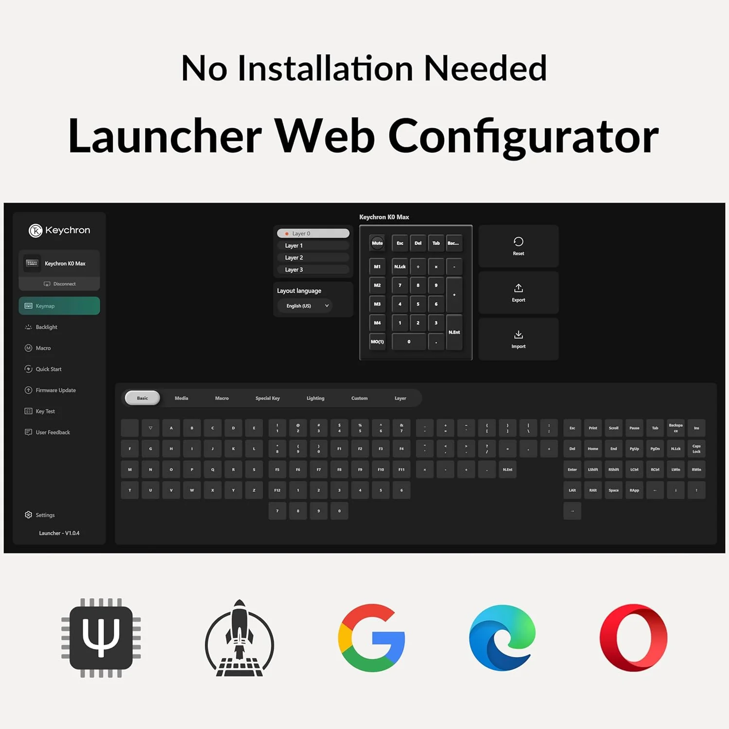 Keychron K0 Max QMK Wireless Custom Number Pad - Image 7