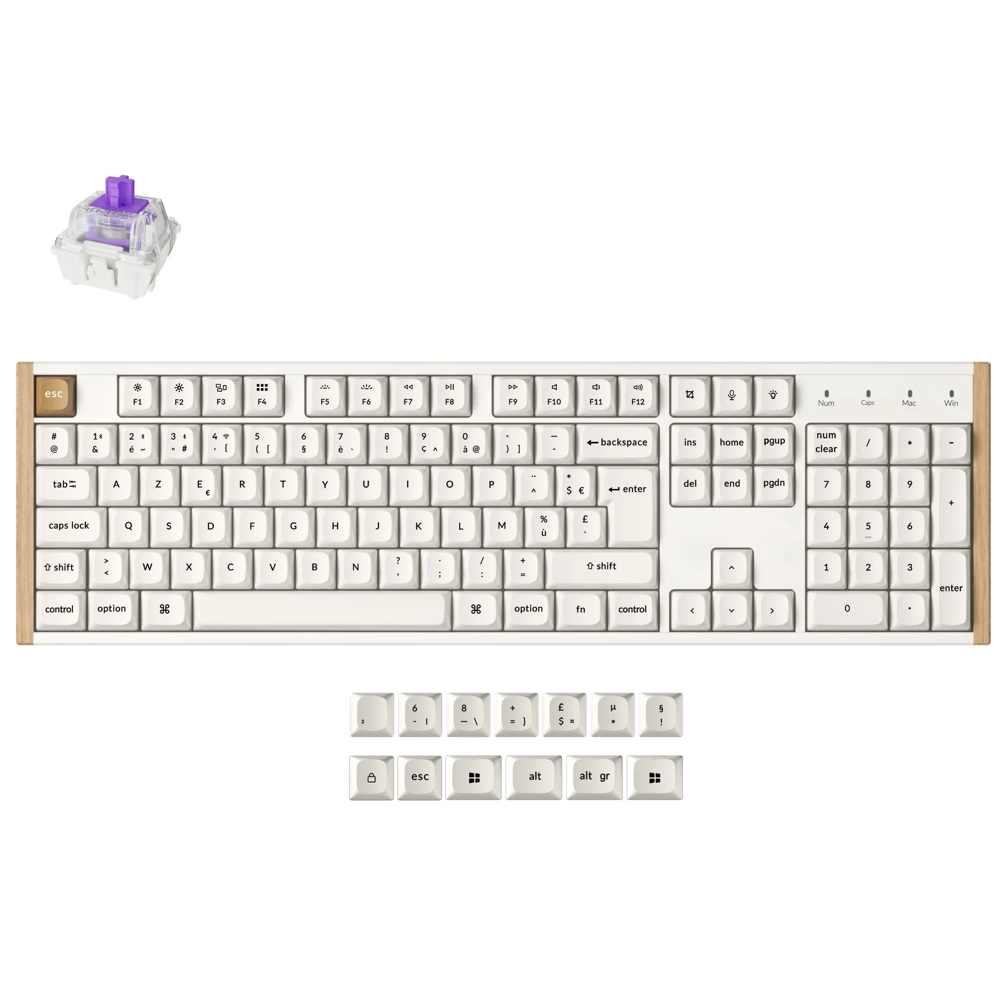 Keychron K10 HE Wireless Magnetic Switch Custom Keyboard ISO Layout Collection - Image 18