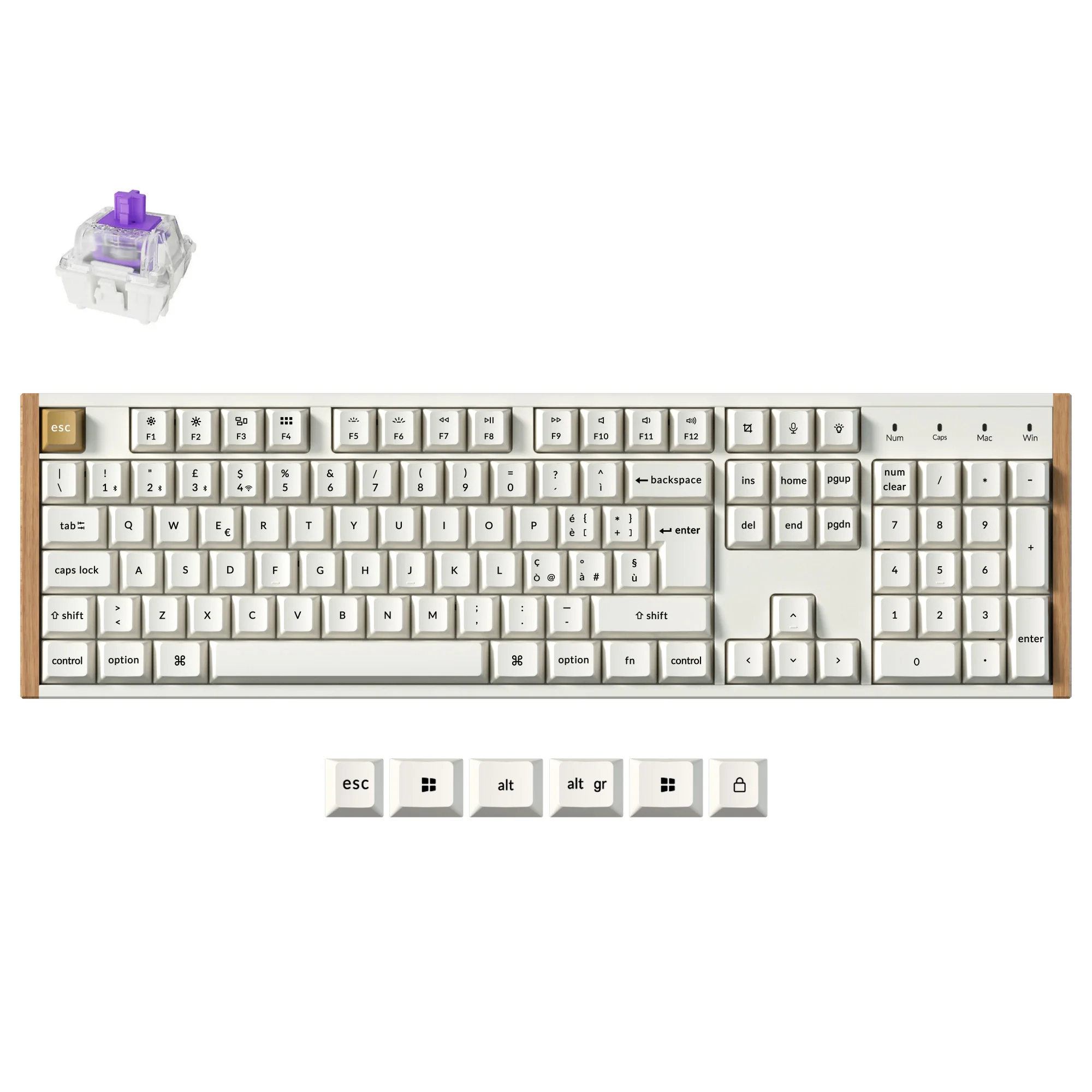 Keychron K10 HE Wireless Magnetic Switch Custom Keyboard ISO Layout Collection - Image 19