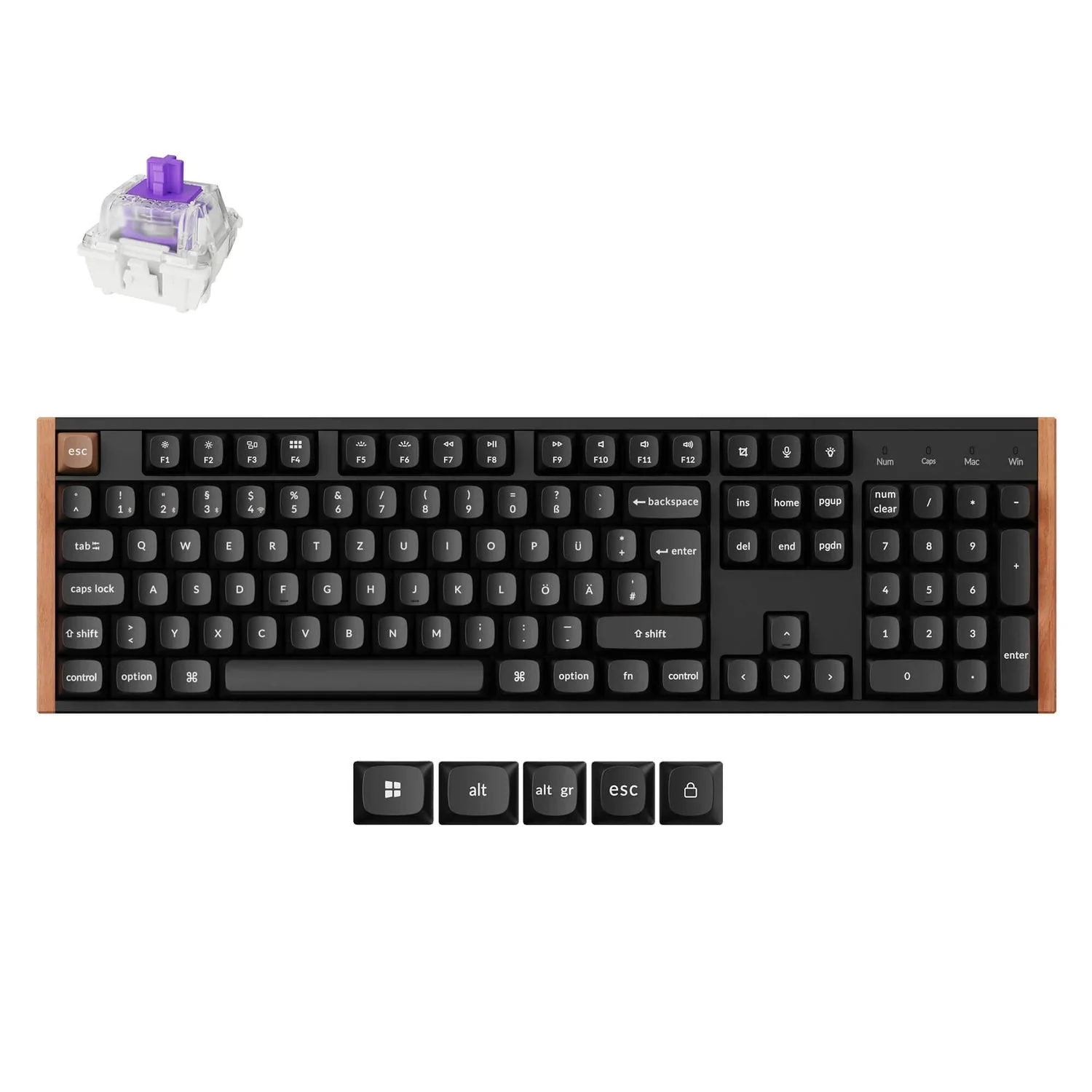Keychron K10 HE Wireless Magnetic Switch Custom Keyboard ISO Layout Collection - Image 3