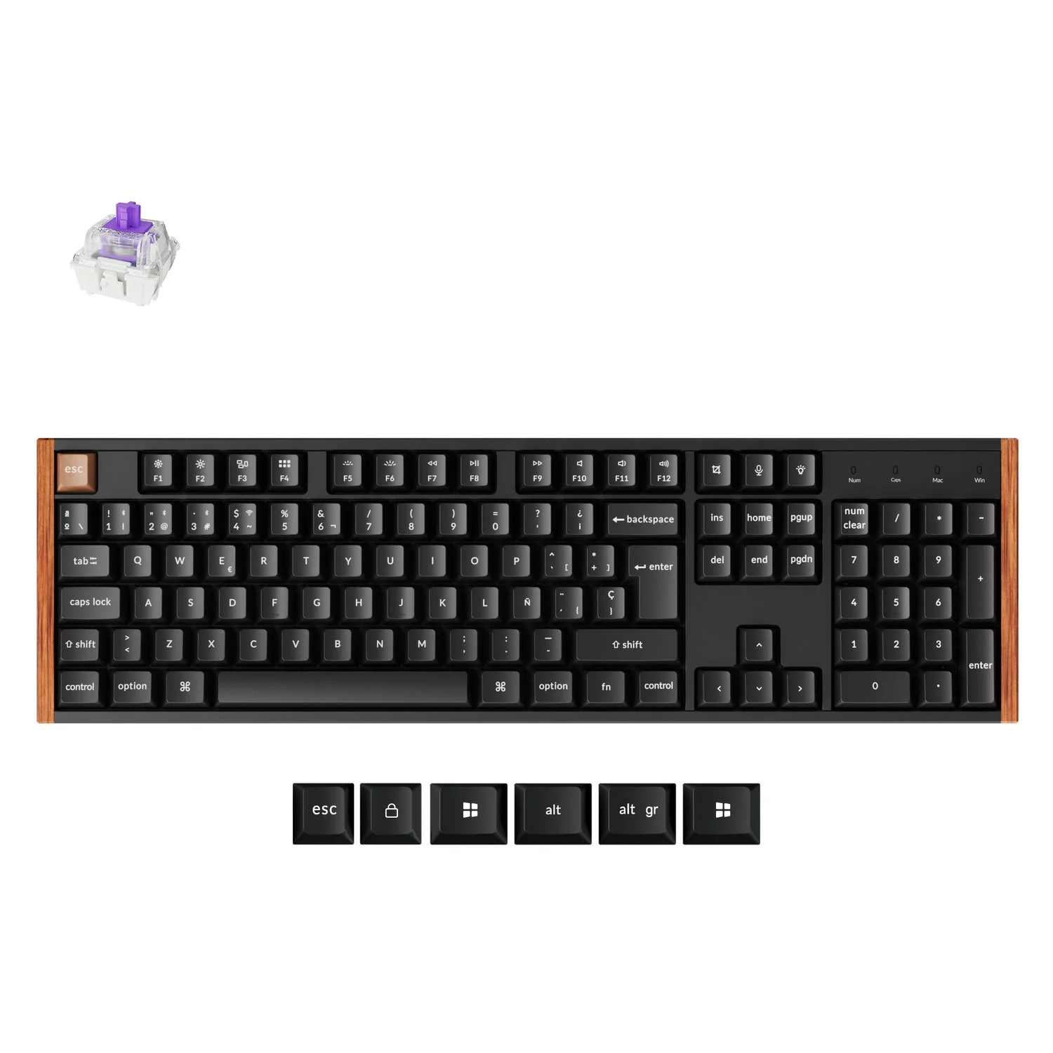 Keychron K10 HE Wireless Magnetic Switch Custom Keyboard ISO Layout Collection - Image 9