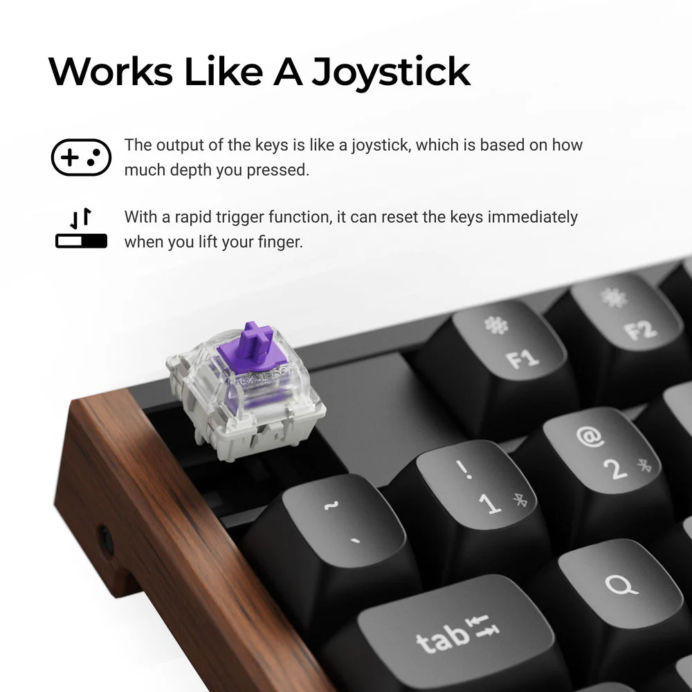 Keychron K10 HE Wireless Magnetic Switch Custom Keyboard (US ANSI Layout) - Image 7