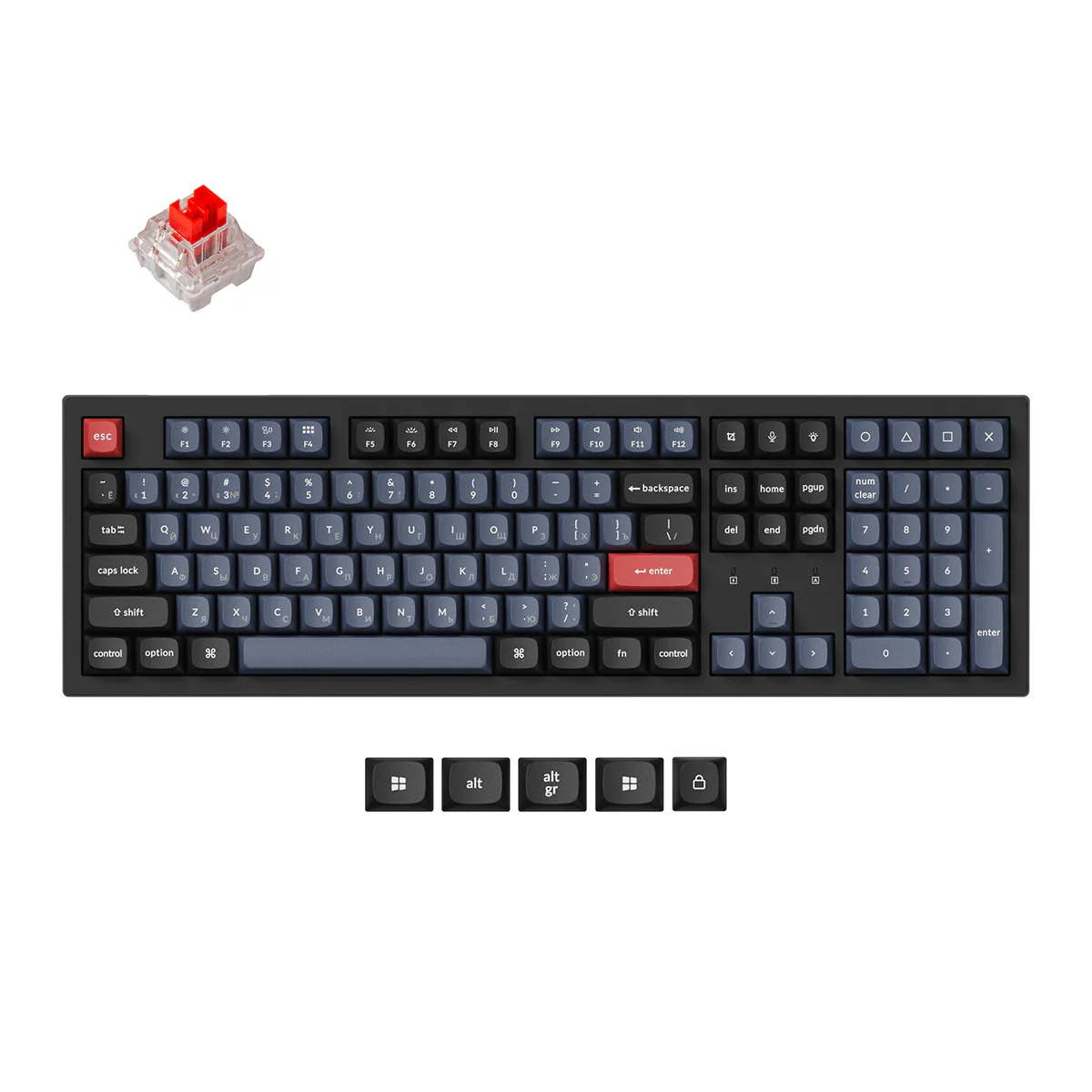 Keychron K10 Pro QMK/VIA Wireless Mechanical Keyboard ISO Layout Collection - Image 21