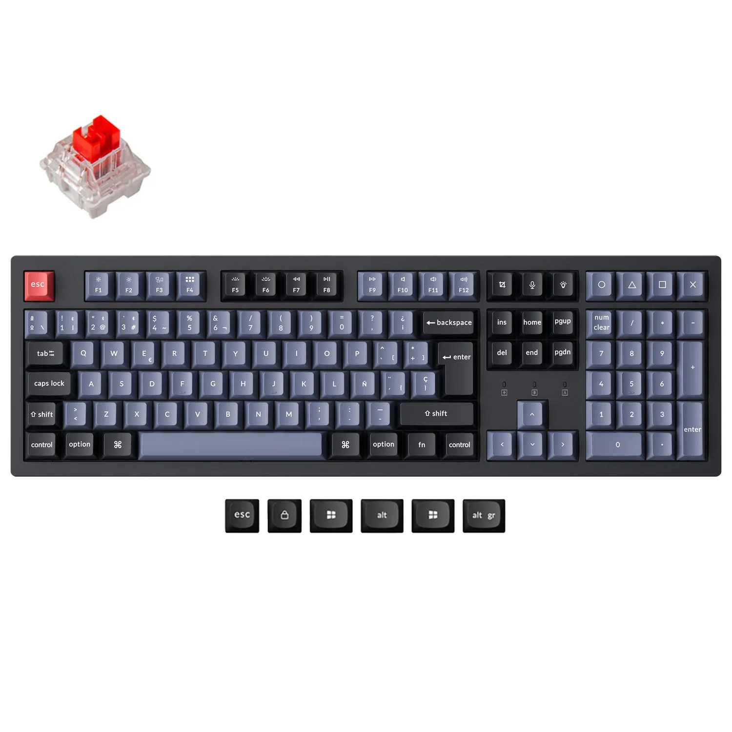 Keychron K10 Pro QMK/VIA Wireless Mechanical Keyboard ISO Layout Collection - Image 23