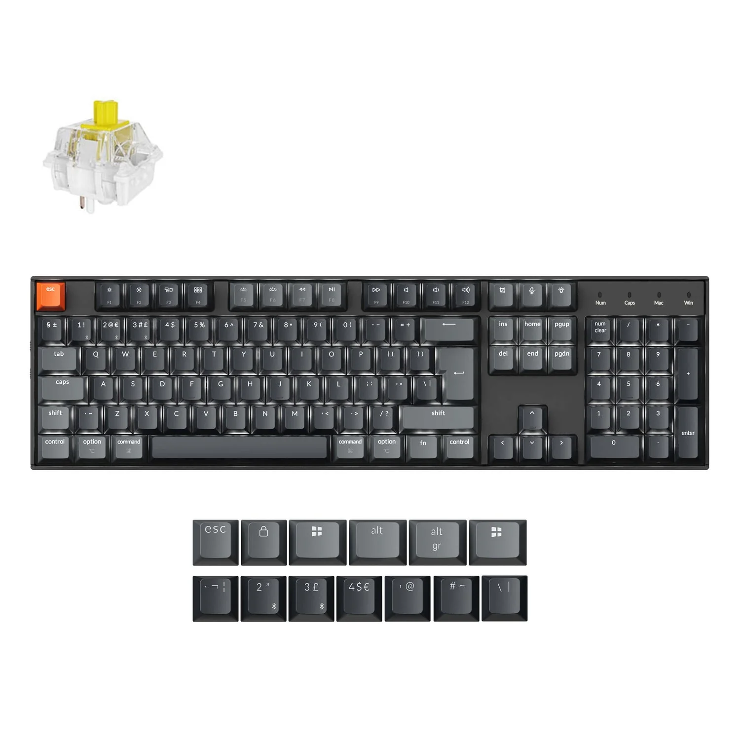 Keychron K10 QMK Wireless Mechanical Keyboard (ISO Layout) - Version 2 - Image 19