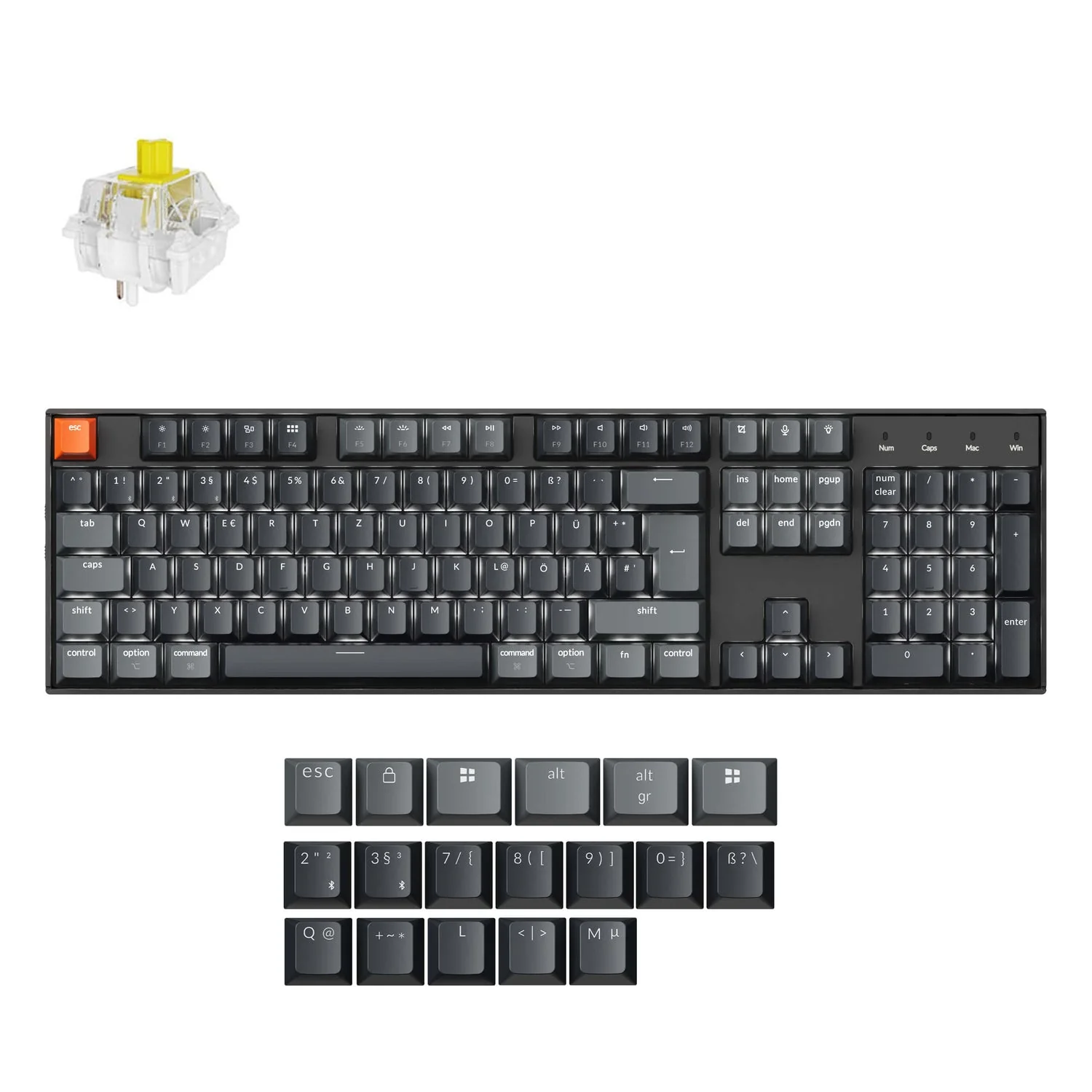Keychron K10 QMK Wireless Mechanical Keyboard (ISO Layout) - Version 2 - Image 24