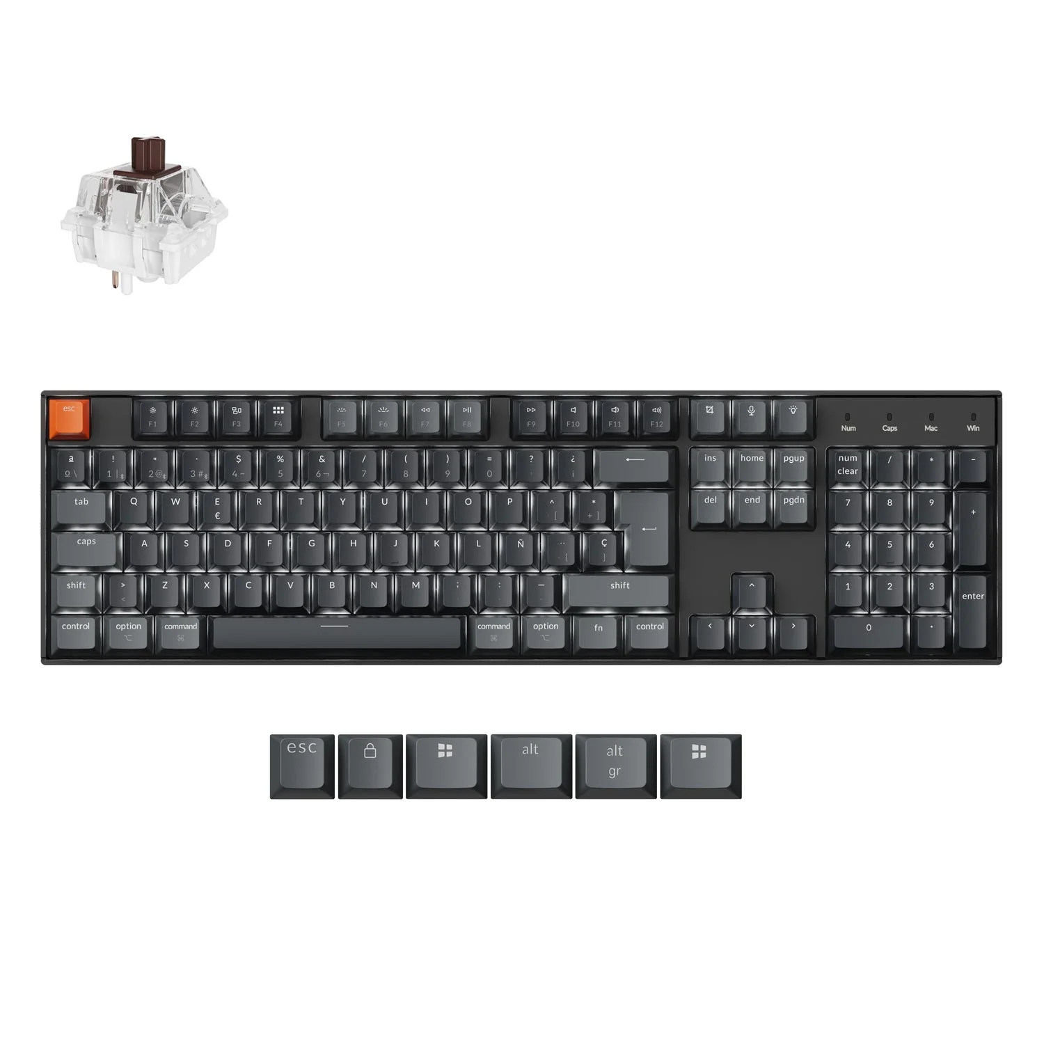 Keychron K10 QMK Wireless Mechanical Keyboard (ISO Layout) - Version 2 - Image 26
