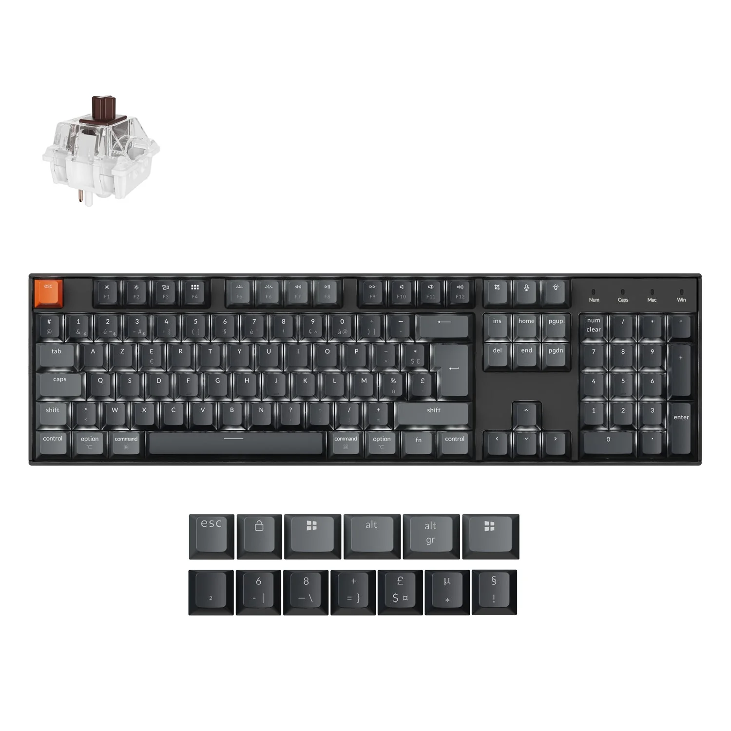Keychron K10 QMK Wireless Mechanical Keyboard (ISO Layout) - Version 2 - Image 29