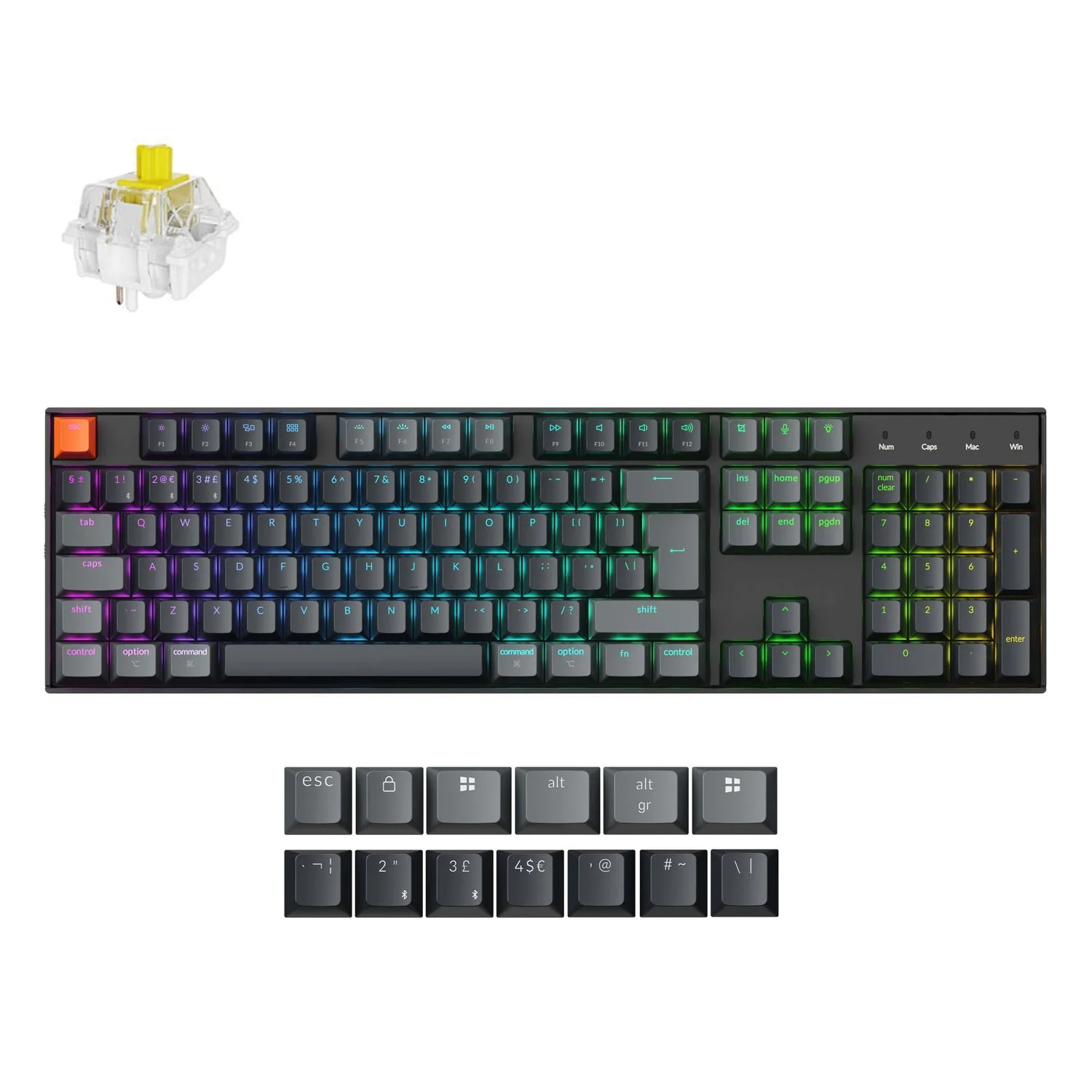 Keychron K10 QMK Wireless Mechanical Keyboard (ISO Layout) - Version 2 - Image 33