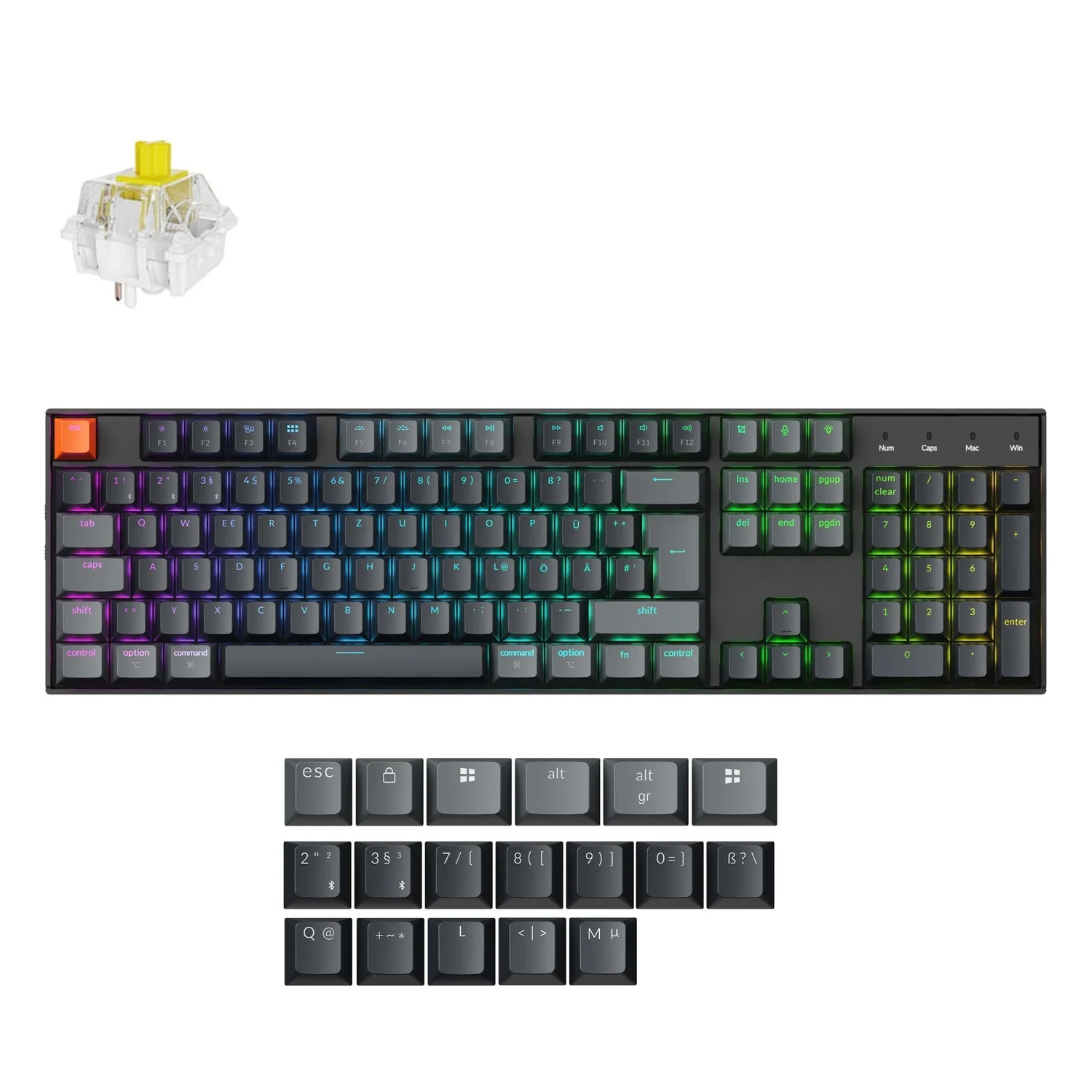 Keychron K10 QMK Wireless Mechanical Keyboard (ISO Layout) - Version 2 - Image 36