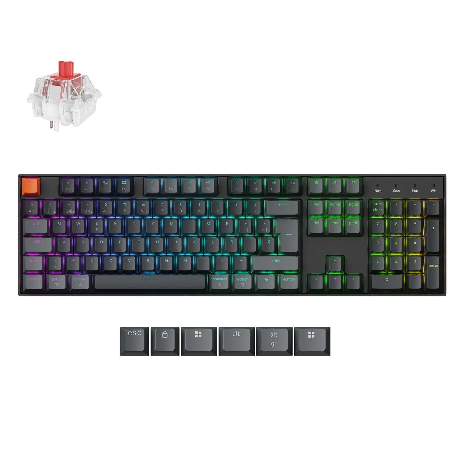 Keychron K10 QMK Wireless Mechanical Keyboard (ISO Layout) - Version 2 - Image 37