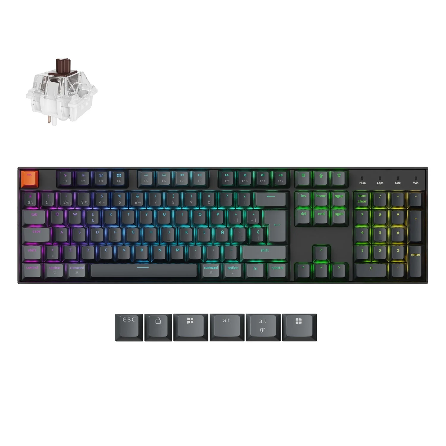 Keychron K10 QMK Wireless Mechanical Keyboard (ISO Layout) - Version 2 - Image 38