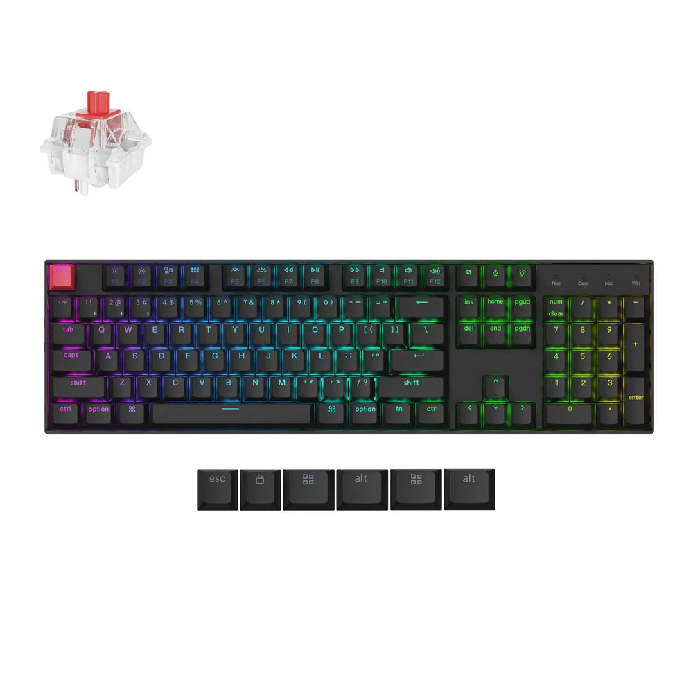 Keychron K10 QMK Wireless Mechanical Keyboard (Version 2) (US ANSI Layout) - Image 5
