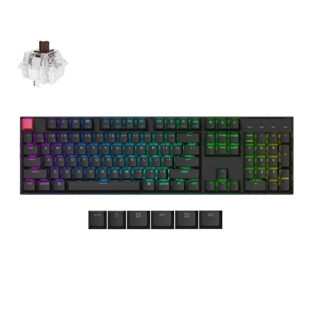 Keychron K10 QMK Wireless Mechanical Keyboard (Version 2) (US ANSI Layout) - Image 6