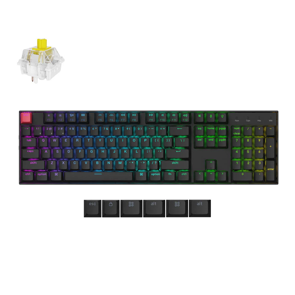 Keychron K10 QMK Wireless Mechanical Keyboard (Version 2) (US ANSI Layout) - Image 7