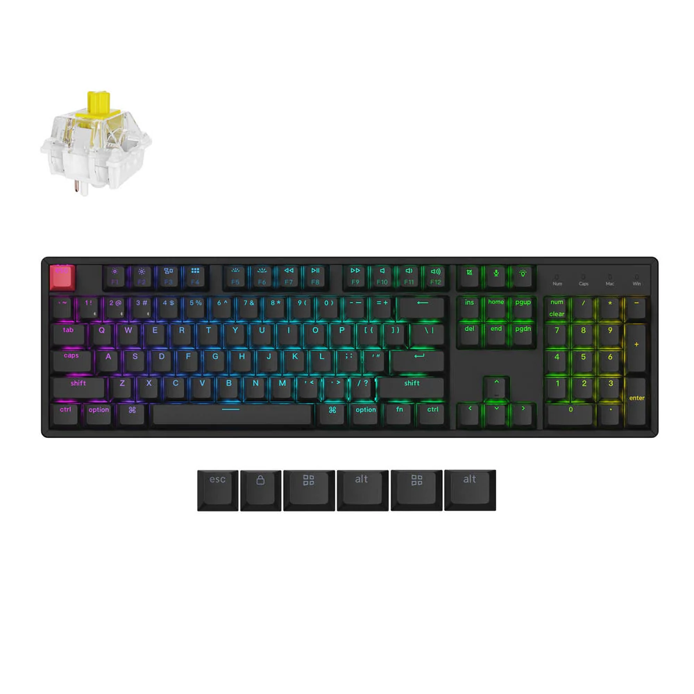 Keychron K10 QMK Wireless Mechanical Keyboard (Version 2) (US ANSI Layout) - Image 9