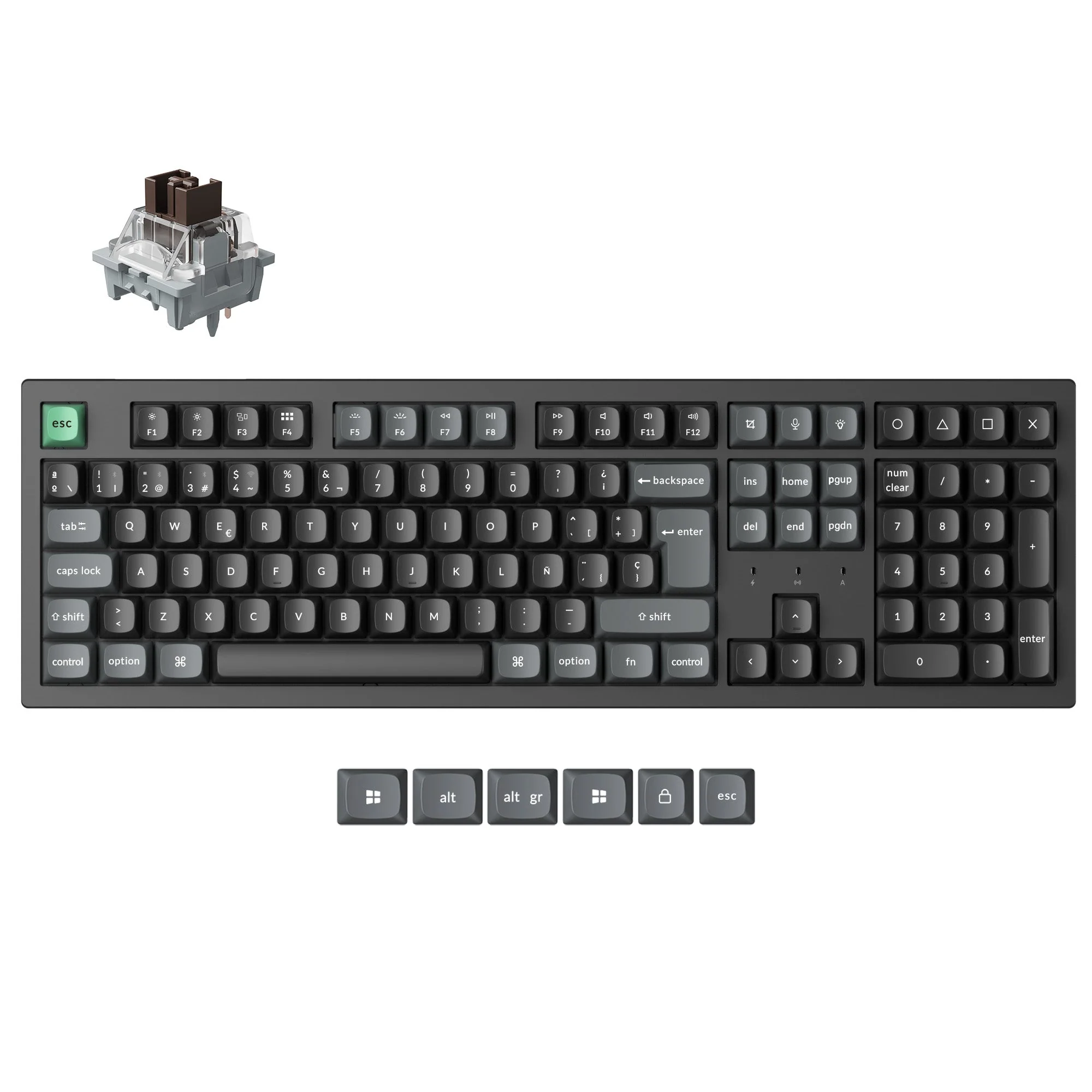 Keychron K10 Ultra 8K Wireless Custom Mechanical Keyboard ISO Layout Collection - Image 10