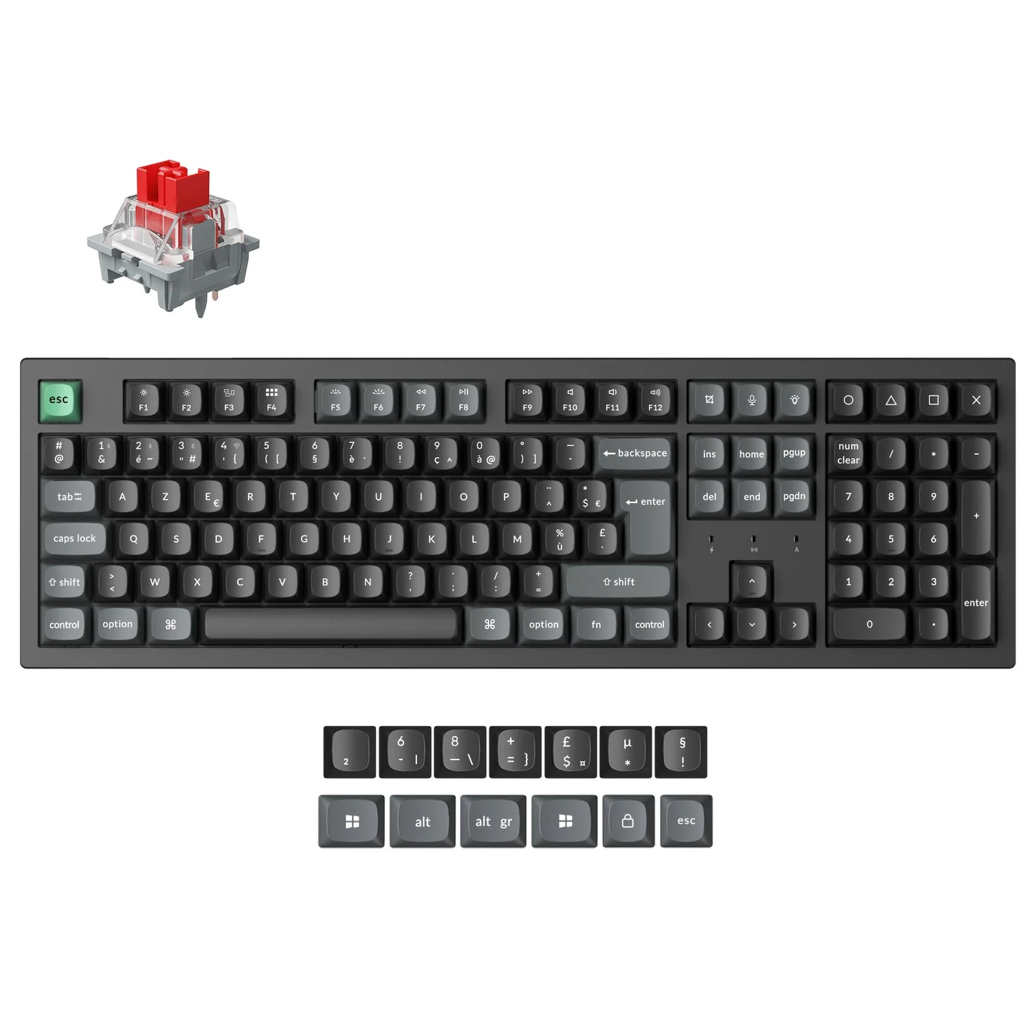 Keychron K10 Ultra 8K Wireless Custom Mechanical Keyboard ISO Layout Collection - Image 13