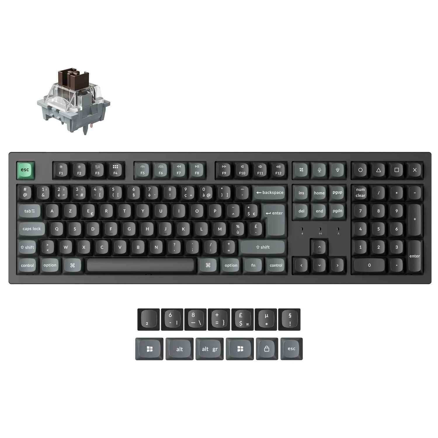 Keychron K10 Ultra 8K Wireless Custom Mechanical Keyboard ISO Layout Collection - Image 14