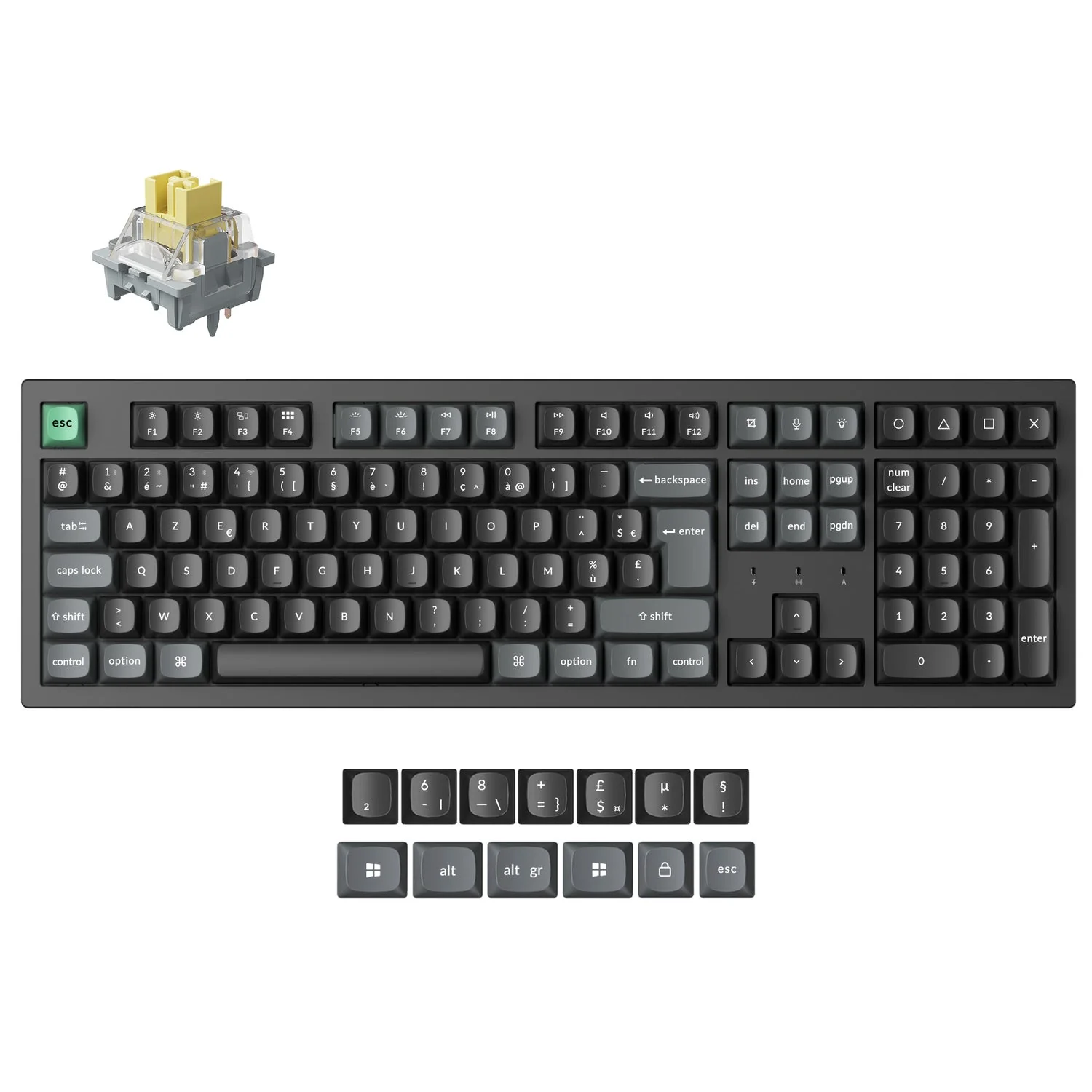 Keychron K10 Ultra 8K Wireless Custom Mechanical Keyboard ISO Layout Collection - Image 15