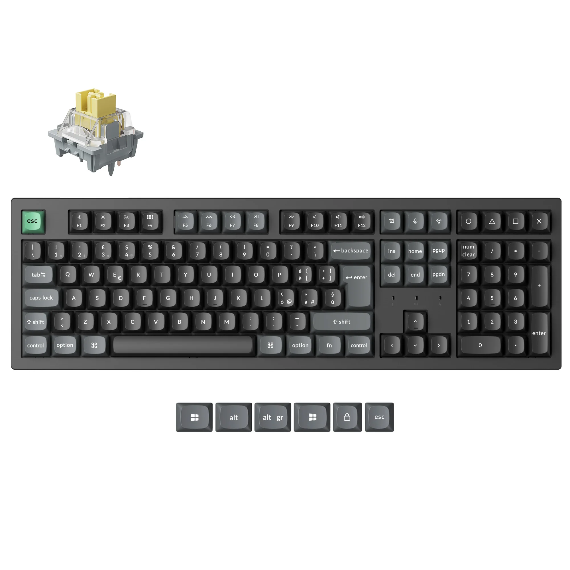 Keychron K10 Ultra 8K Wireless Custom Mechanical Keyboard ISO Layout Collection - Image 17
