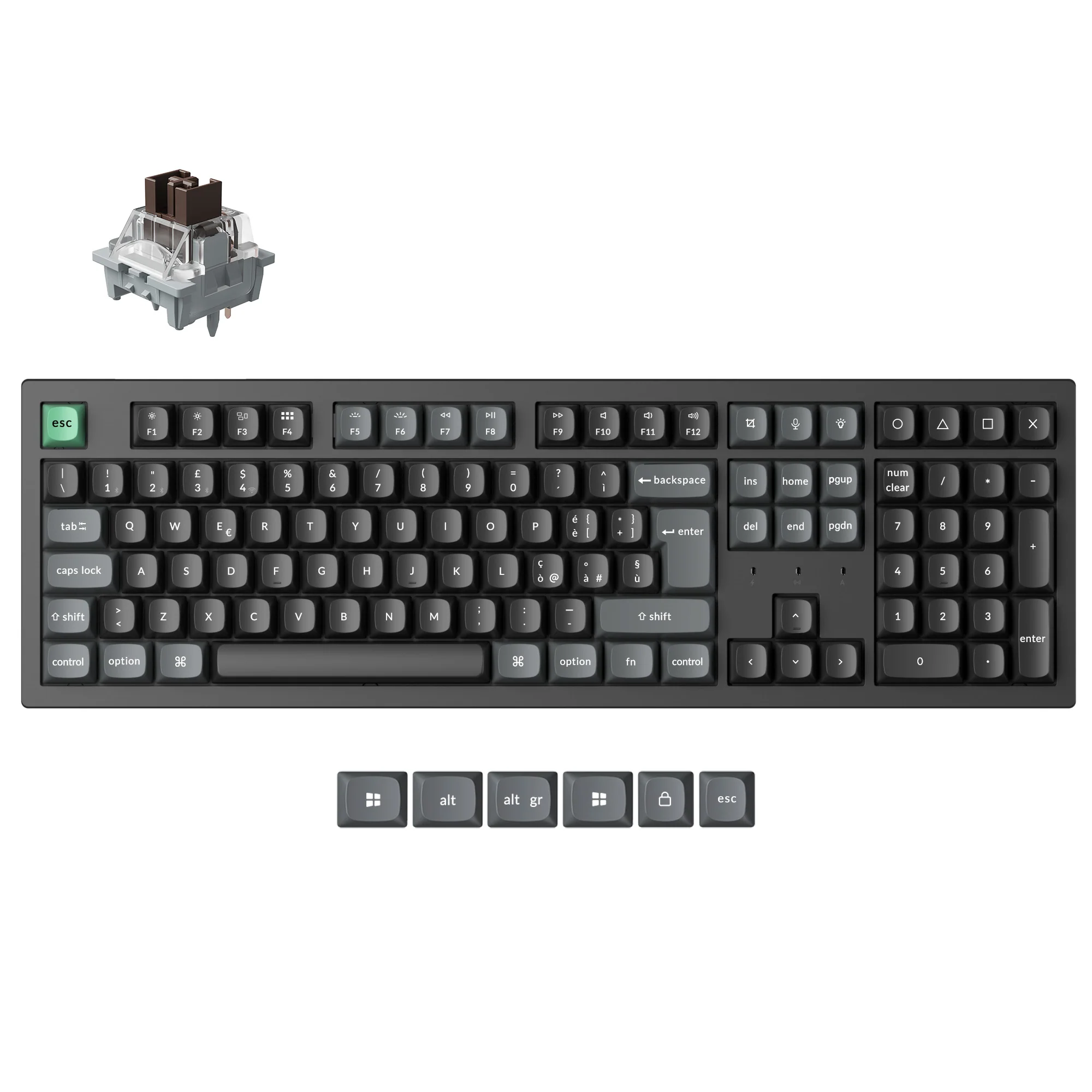 Keychron K10 Ultra 8K Wireless Custom Mechanical Keyboard ISO Layout Collection - Image 18