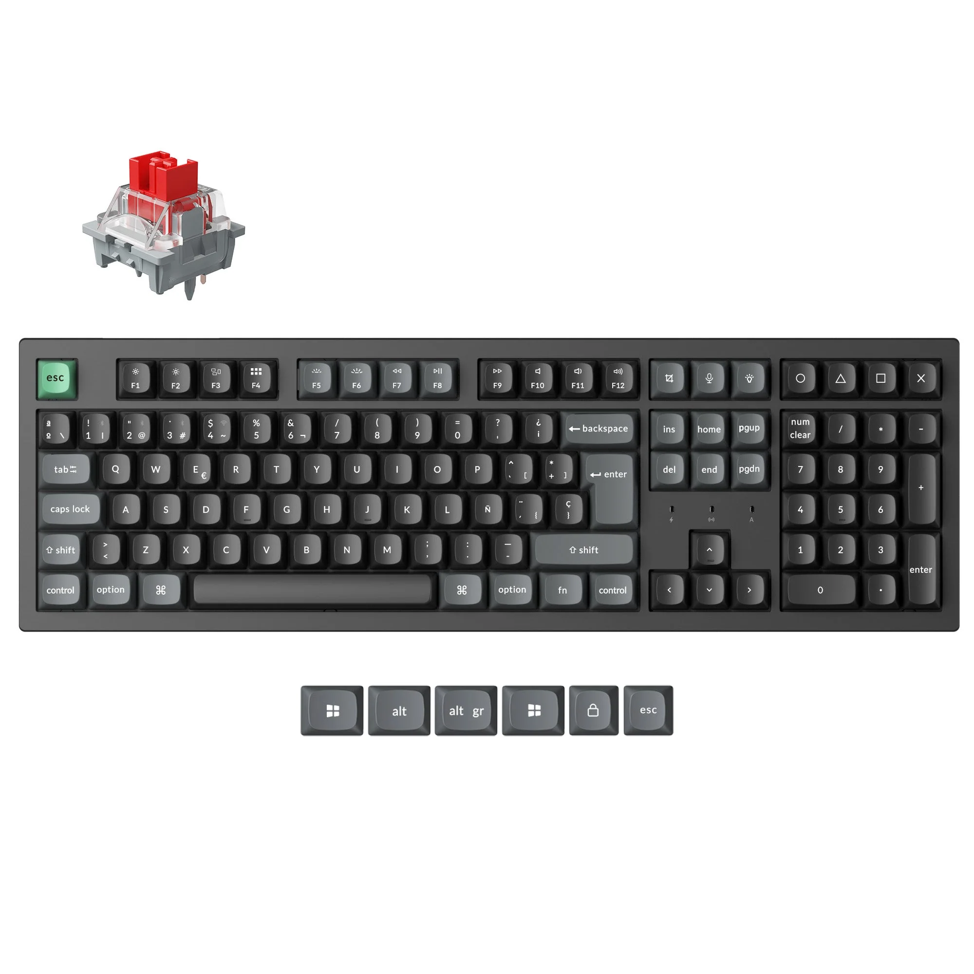 Keychron K10 Ultra 8K Wireless Custom Mechanical Keyboard ISO Layout Collection - Image 8