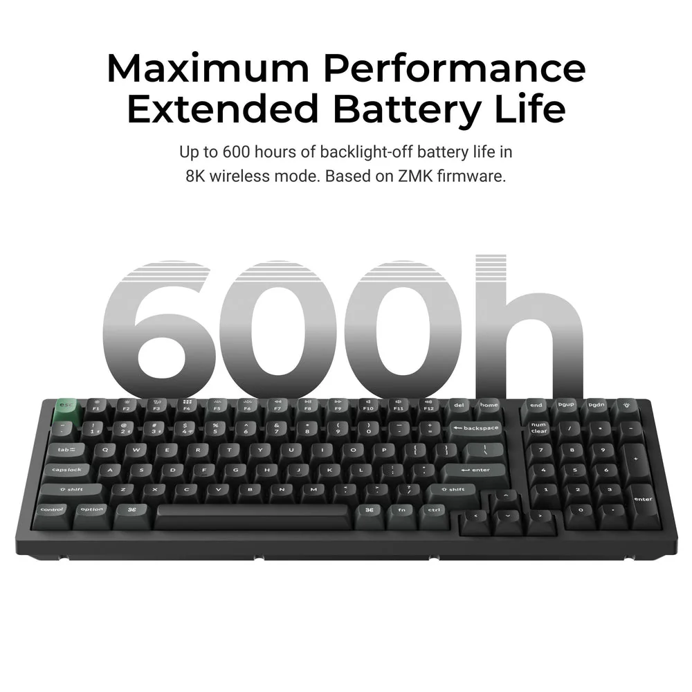 Keychron K10 Ultra 8K Wireless Custom Mechanical Keyboard (US ANSI Layout) - Image 4